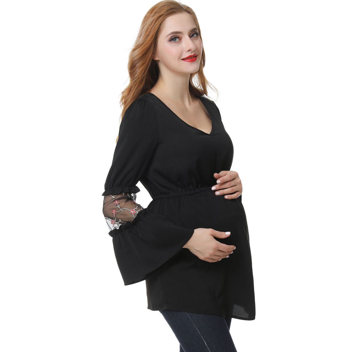 Блузка с вышивкой Pokkori для беременных Pokkori