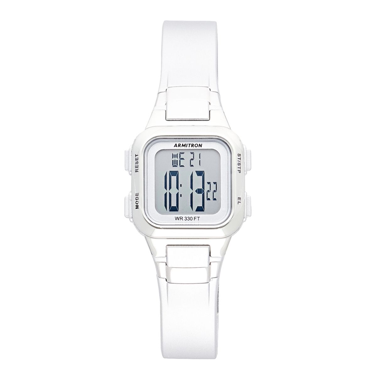 Спортивные часы Armitron Pro Sport EL LCD с хронографом — 45-7139SIL Armitron