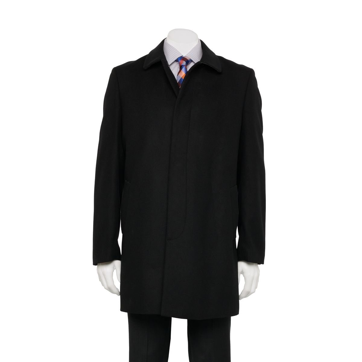 Мужское верхнее пальто из смесовой шерсти Jean-Paul Germain Classic-Fit Tyson 34 дюйма Jean-Paul Germain