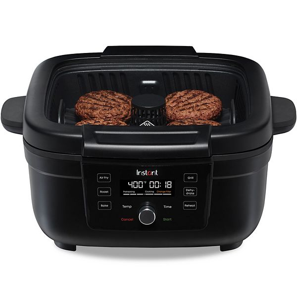 Многофункциональный гриль и фритюрница для дома, 6 в 1, 1700 Вт, окно ClearCook Instant Pot