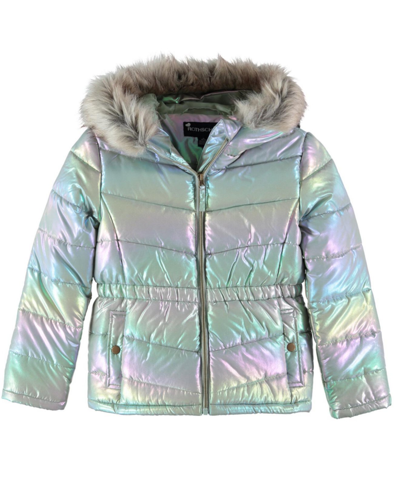 Куртка-парка с эффектом металлик для девочек Big Girls S Rothschild & CO