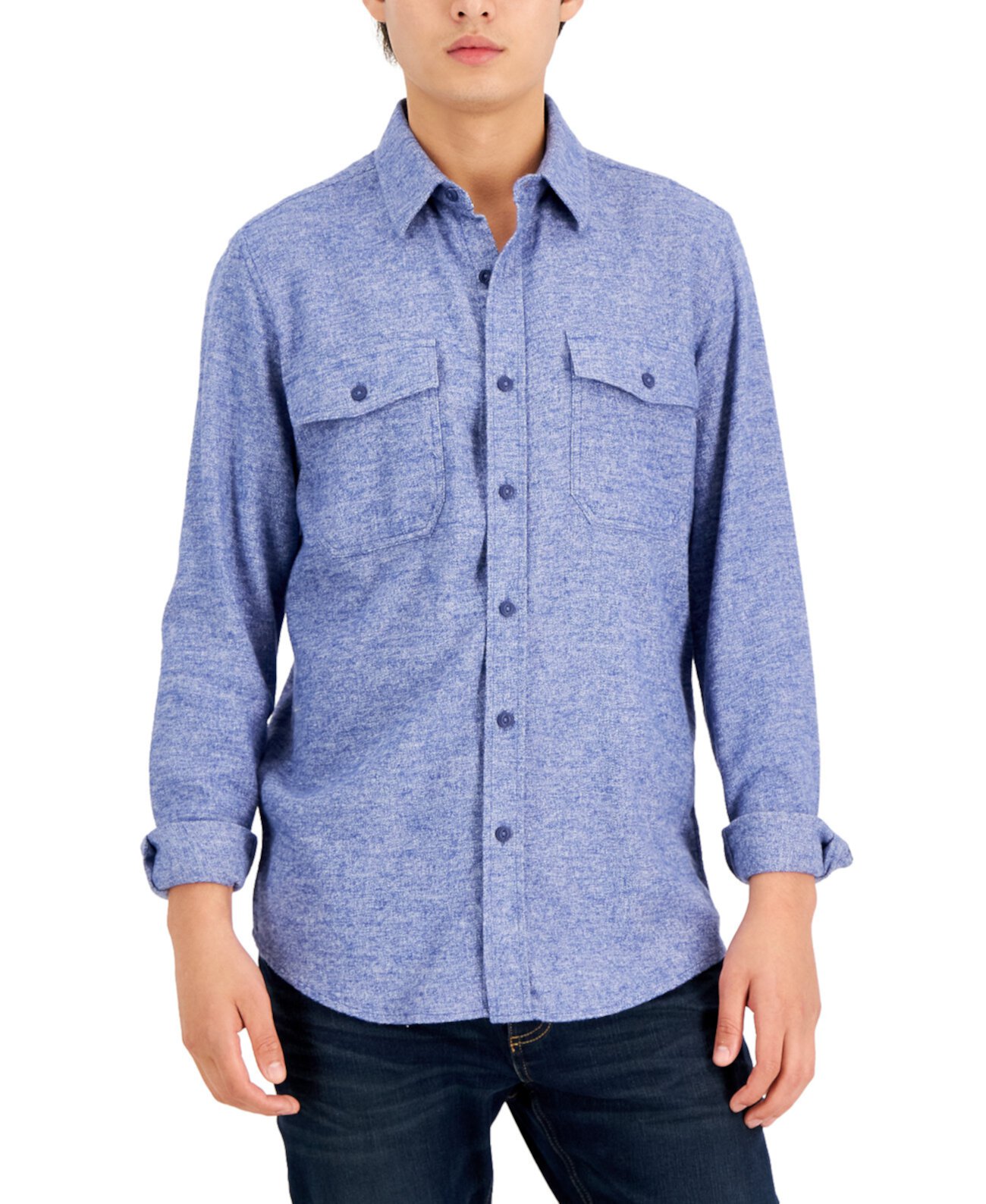 Мужская фланелевая рубашка Grindle, созданная для Macy's Sun & Stone