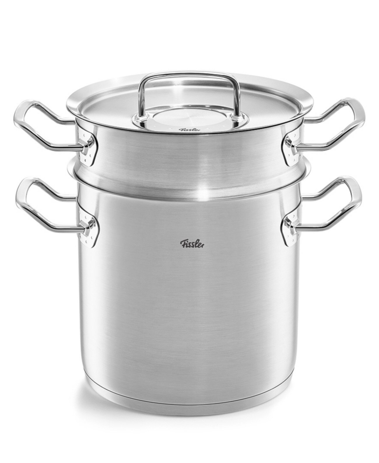 Мультипот Original-Profi Collection из нержавеющей стали 8 дюймов с пароваркой Fissler