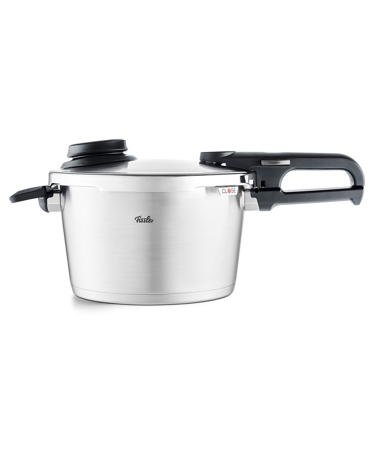 Скороварка Vitavit Premium из нержавеющей стали емкостью 4,8 литра с пароваркой Fissler