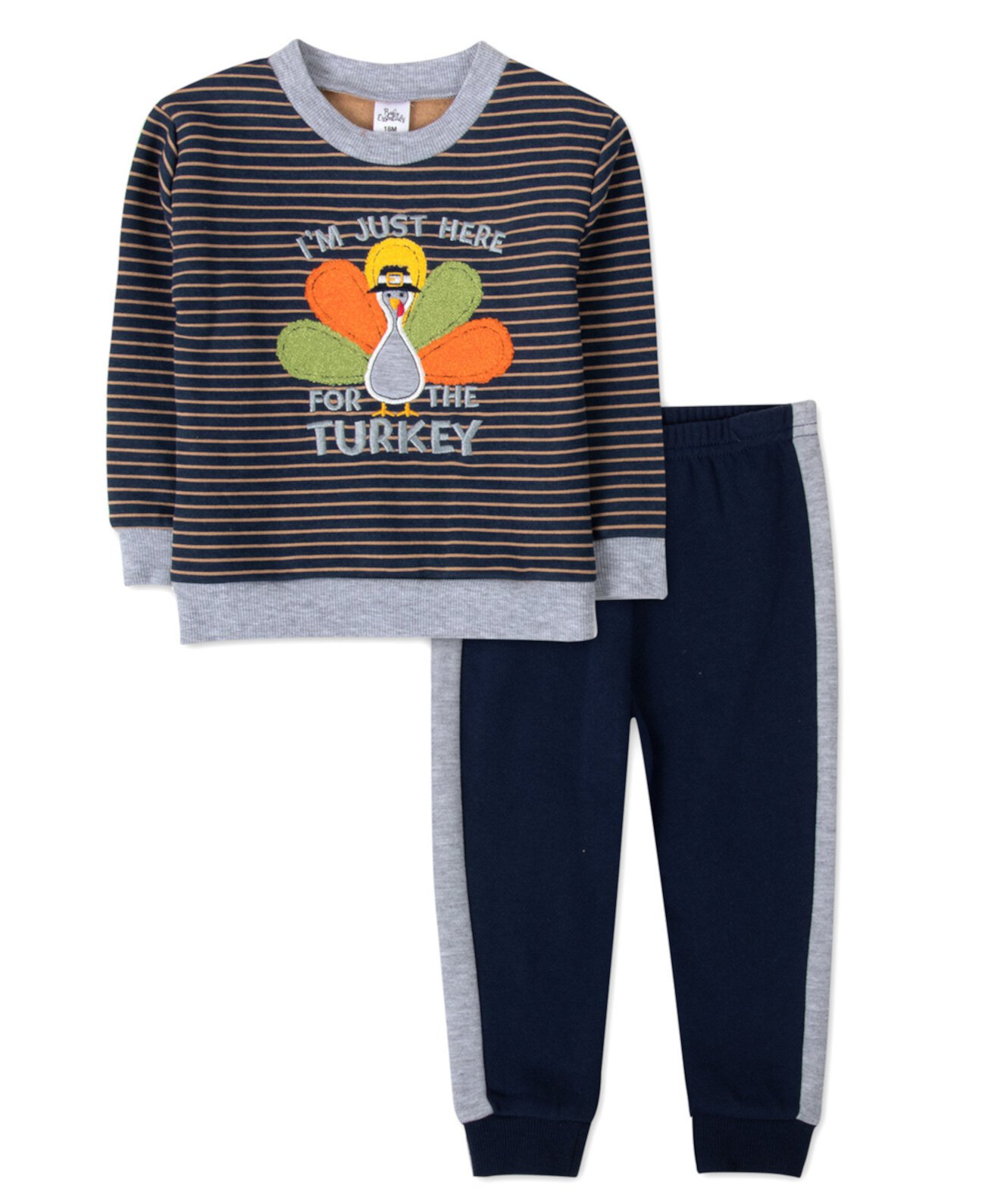Флисовый топ и штаны для мальчиков Baby Boys Turkey, комплект из 2 предметов Baby Essentials