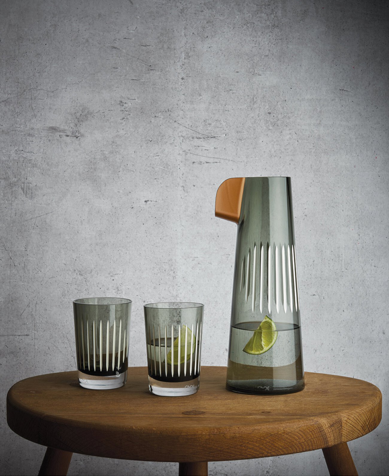 Графин Parrot со стаканами, набор из 3 шт. Nude Glass