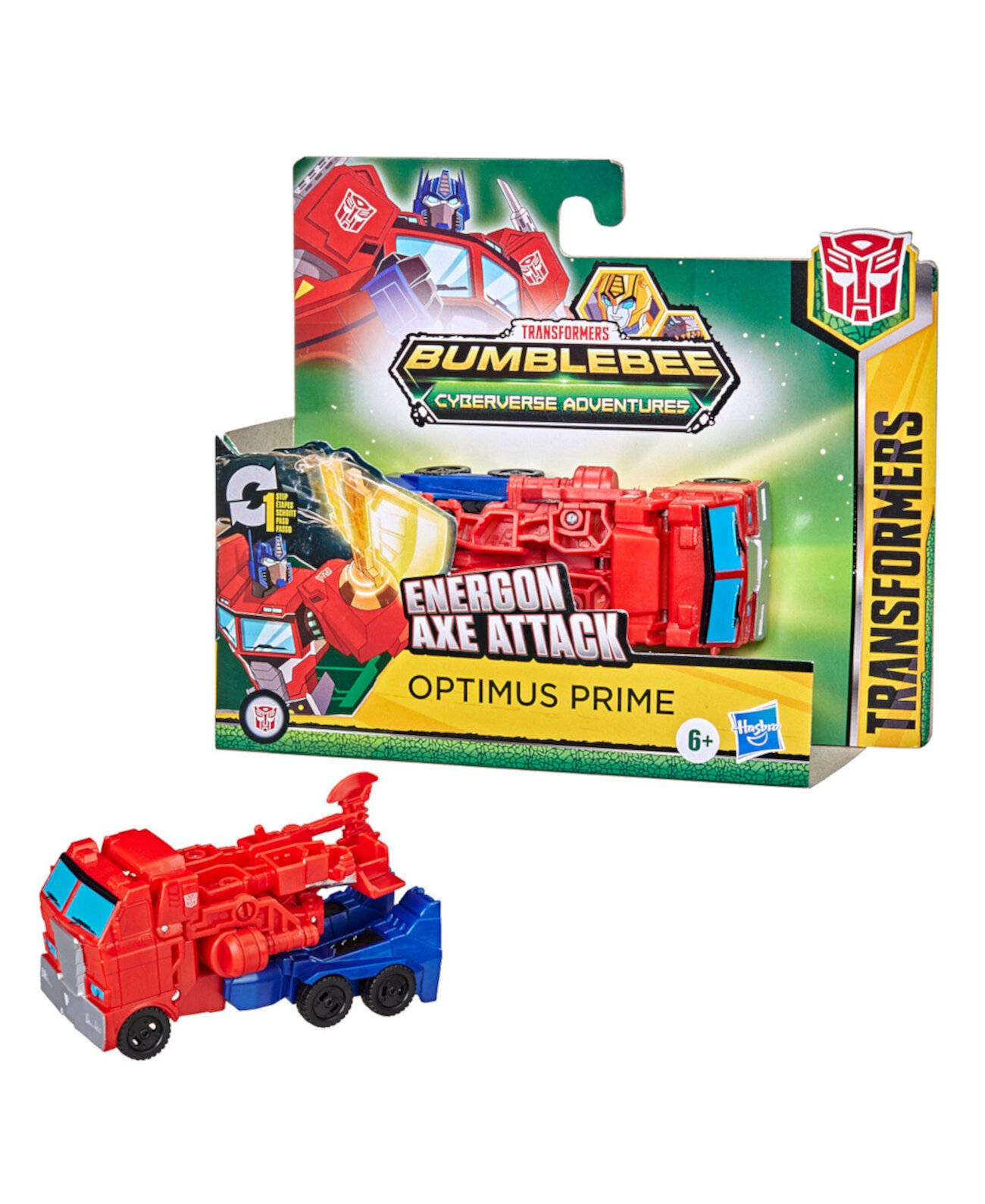 Bumblebee Cyberverse Adventures Dinobots Unite 1-Step Changer Optimus Prime Transformers
