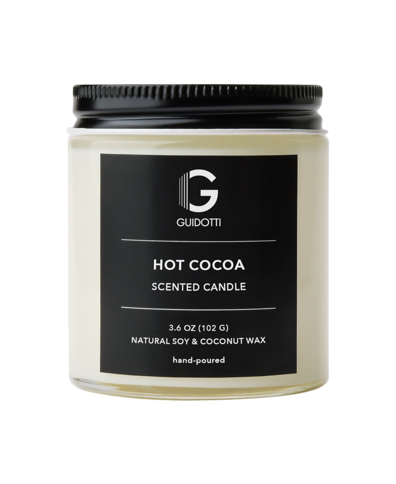Свеча с ароматом горячего какао, 1 фитиль, 3,6 унции Guidotti Candle