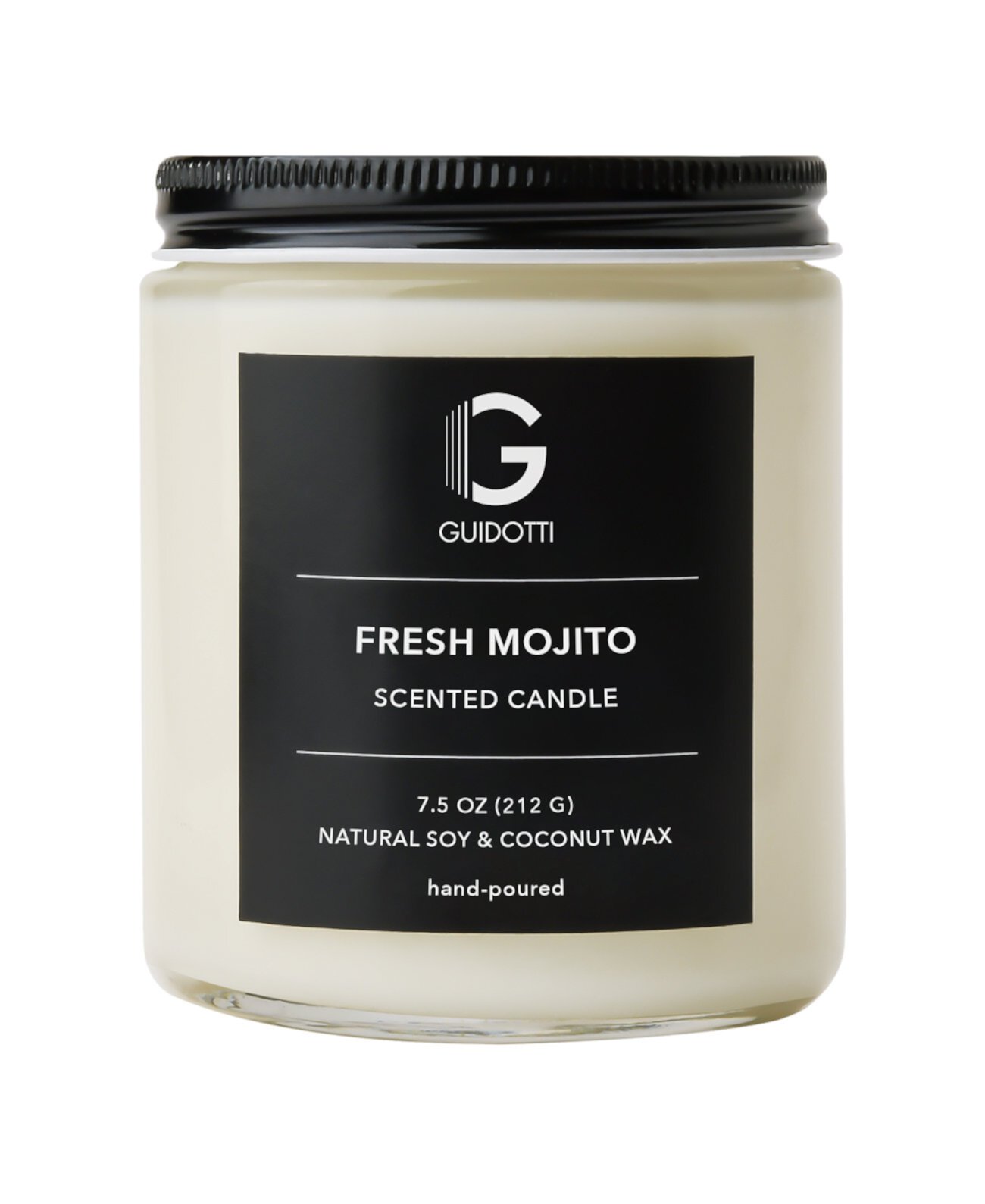 Ароматическая свеча Fresh Mojito, 1 фитиль, 7,5 унции Guidotti Candle