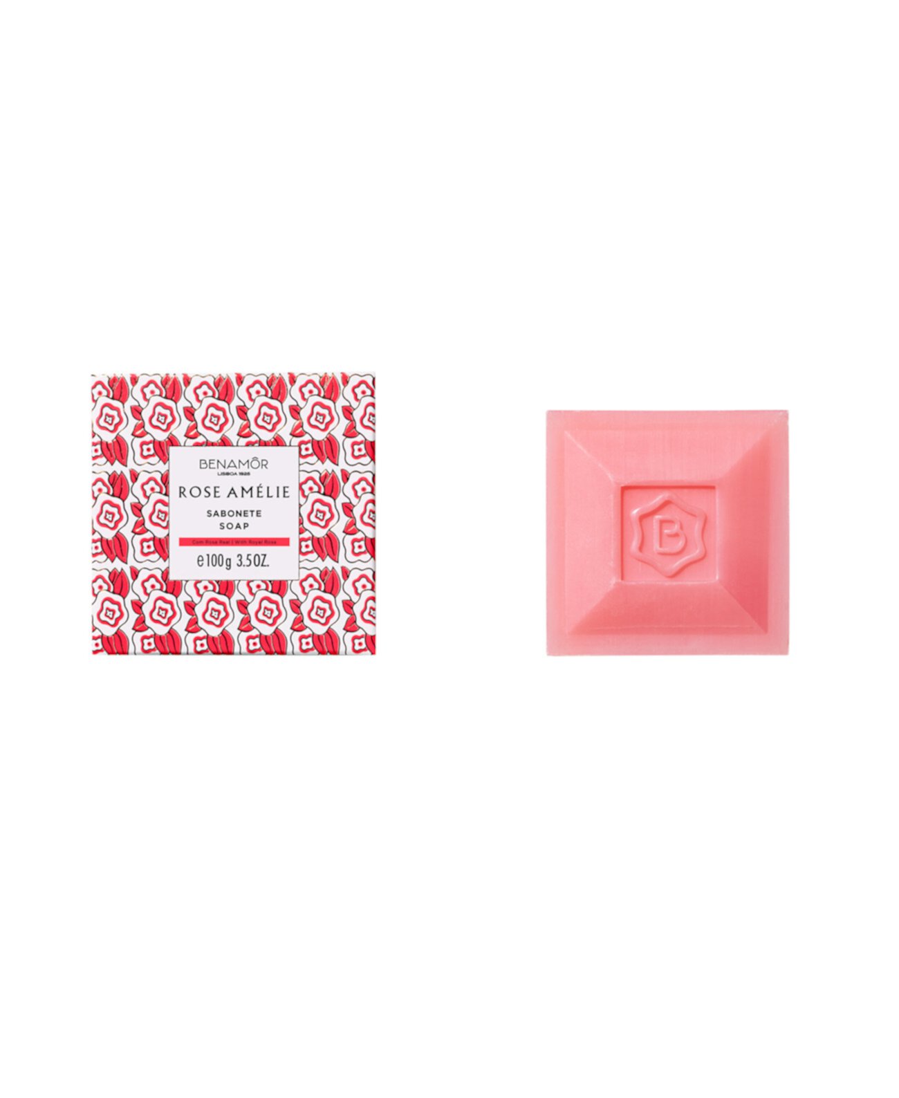 Женское парфюмированное мыло Sabonete Rose Amelie, 0,22 фунта Benamor