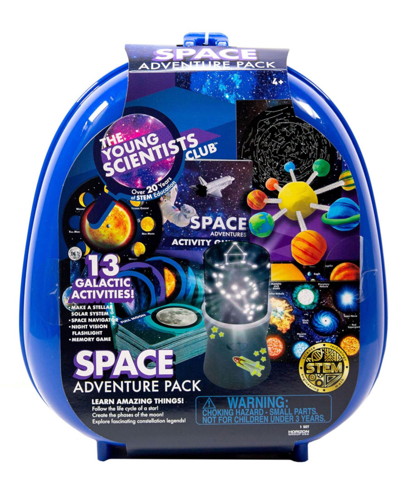 Космический рюкзак, набор из 29 предметов The Young Scientists Club