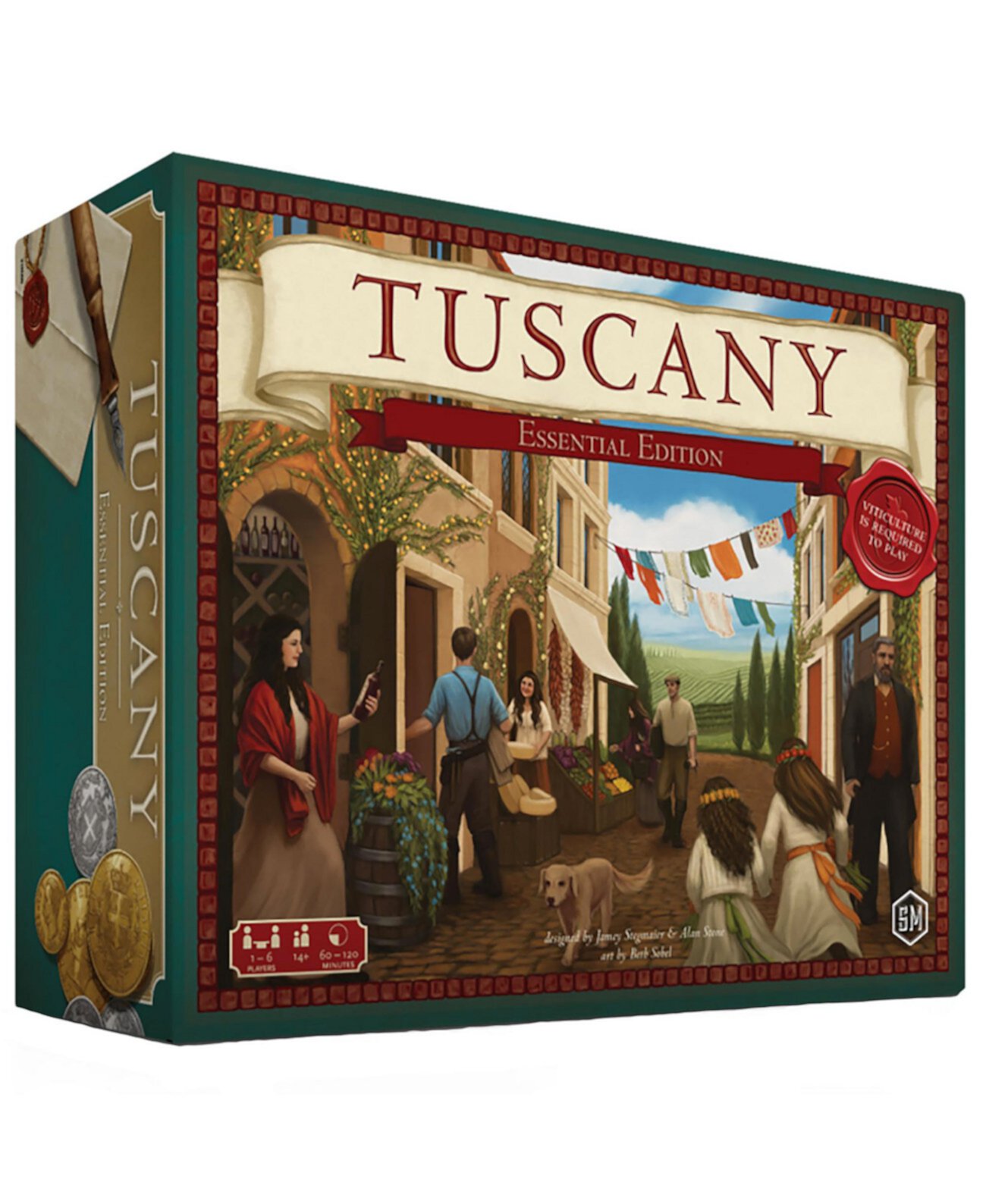 Дополнение Tuscany Essential Edition к настольной игре «Виноградарство» Greater Than Games