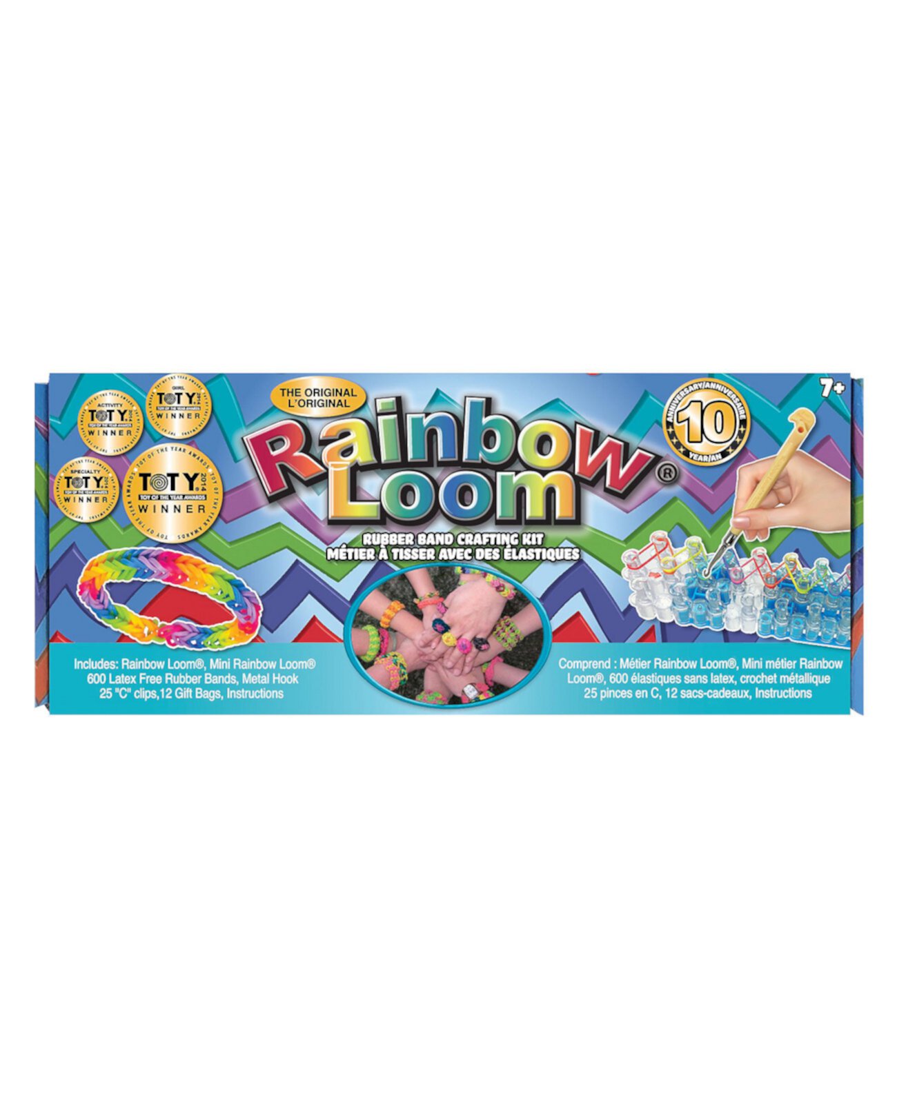 Оригинальный набор, 626 предметов Rainbow Loom