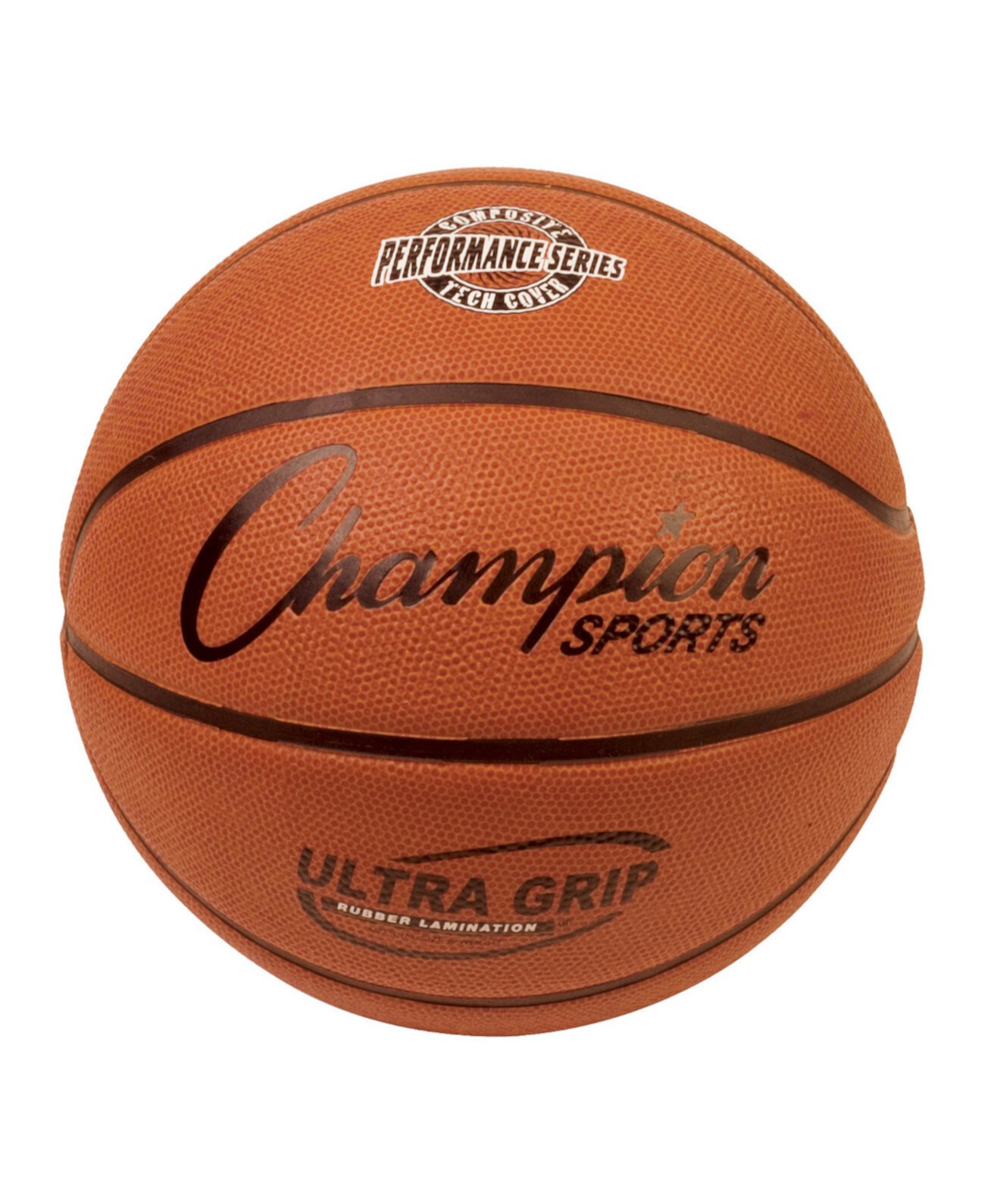 Резиновый баскетбольный мяч Ultra Grip с пузырем Champion Sports