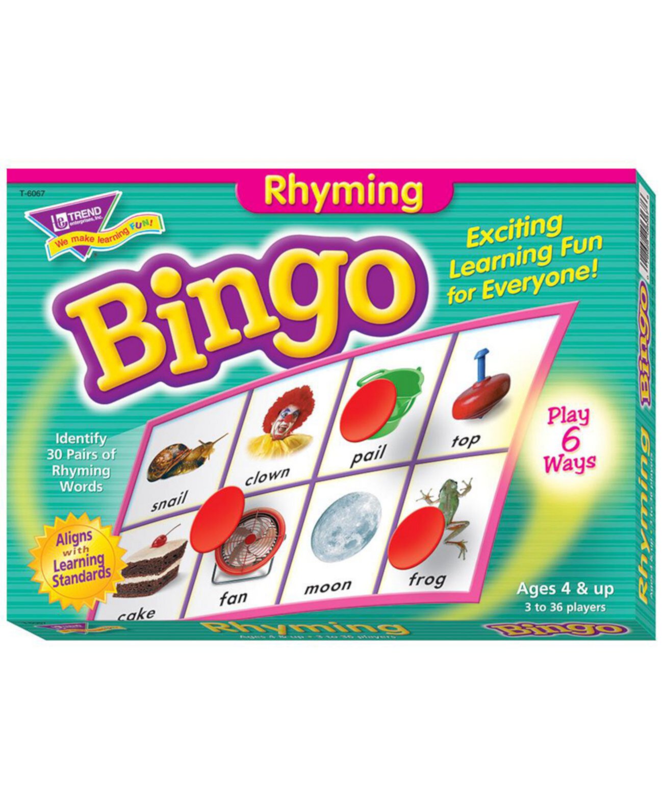 Игра «Рифмованное бинго», набор из 303 шт. Trend Enterprises