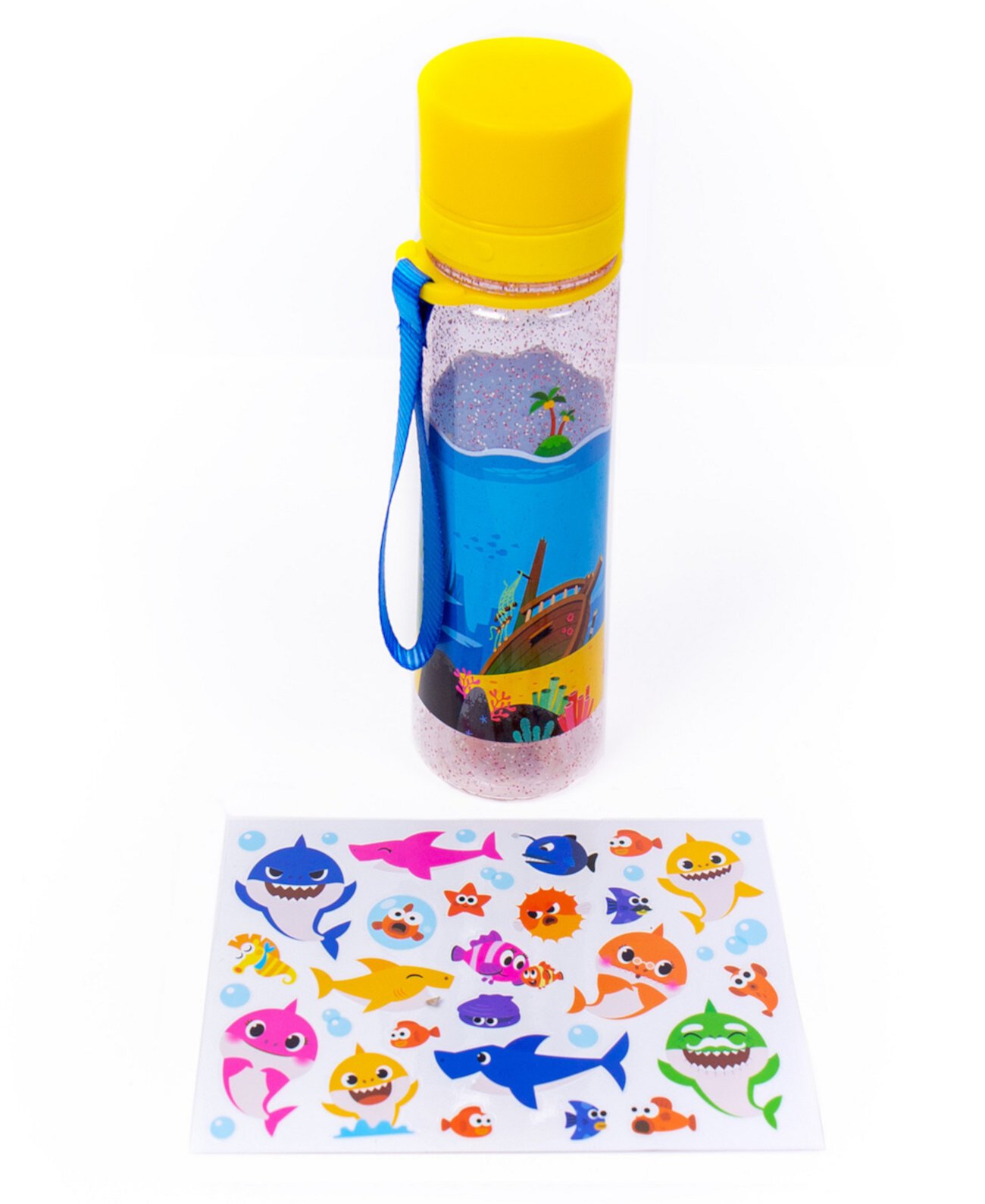 Украсьте свой собственный игровой набор из бутылки с водой Baby Shark
