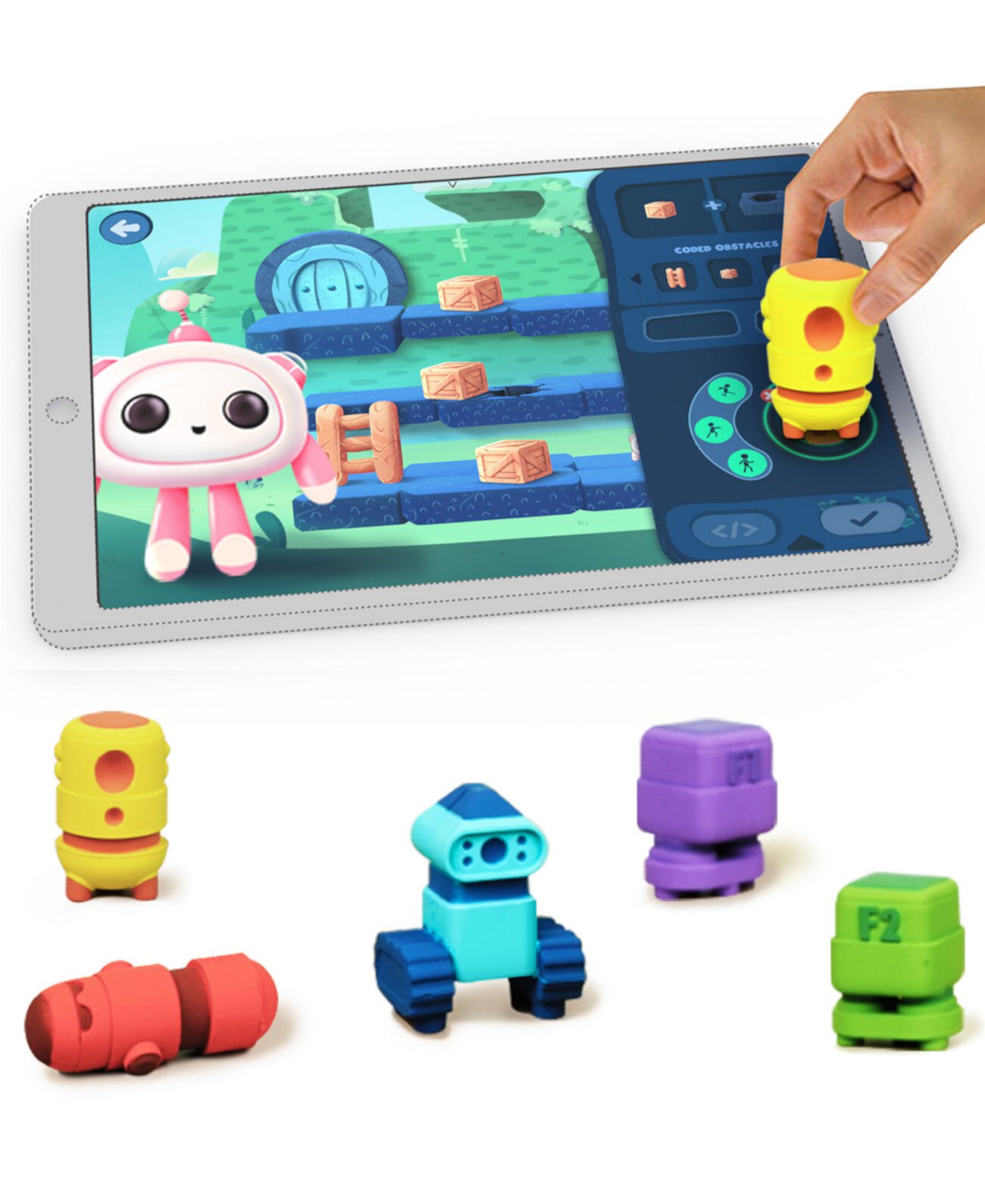 Набор интерактивных игр для программирования Tacto Coding Stem, 7 предметов PlayShifu
