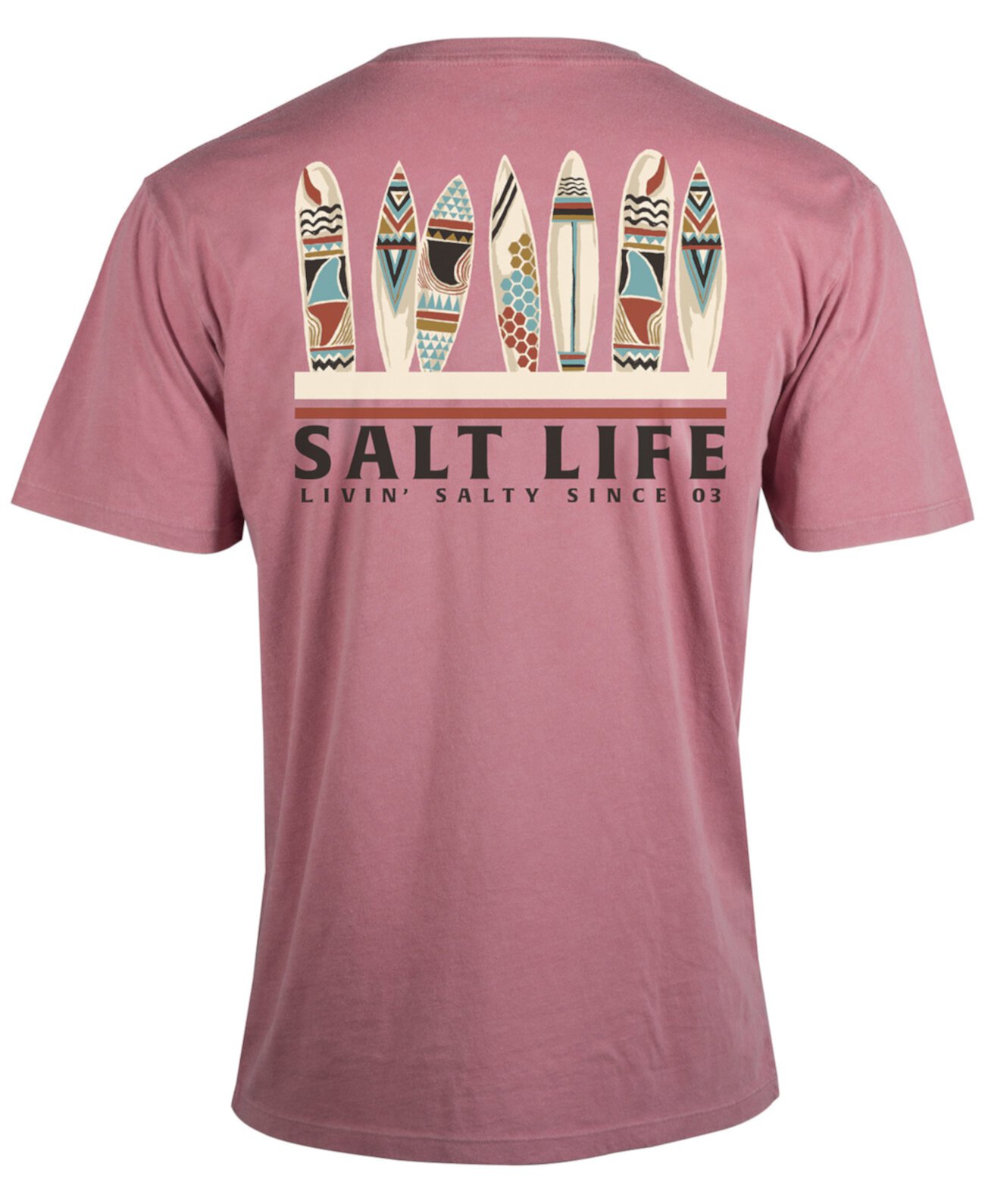 Men's Retro Boards Logo Graphic Pocket T-Shirt Salt Life