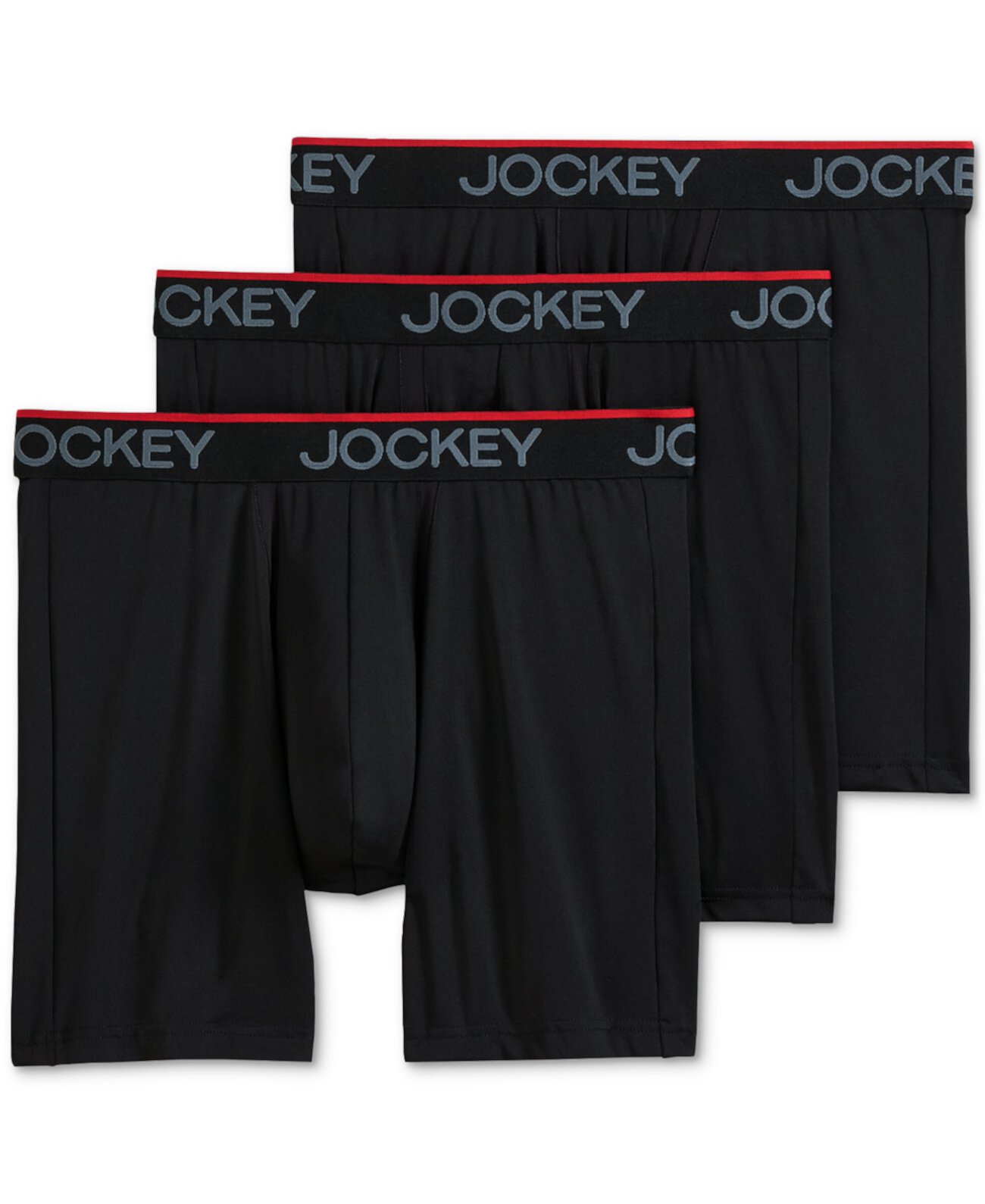 Комплект из 3 пар мужских боксеров Jockey 7" из микрофибры с защитным мешочком Jockey