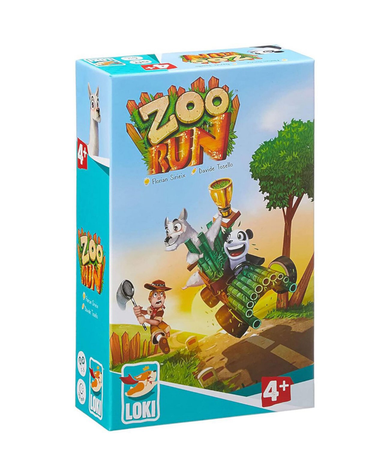 Детская карточная игра Zoo Run LOKI IELLO