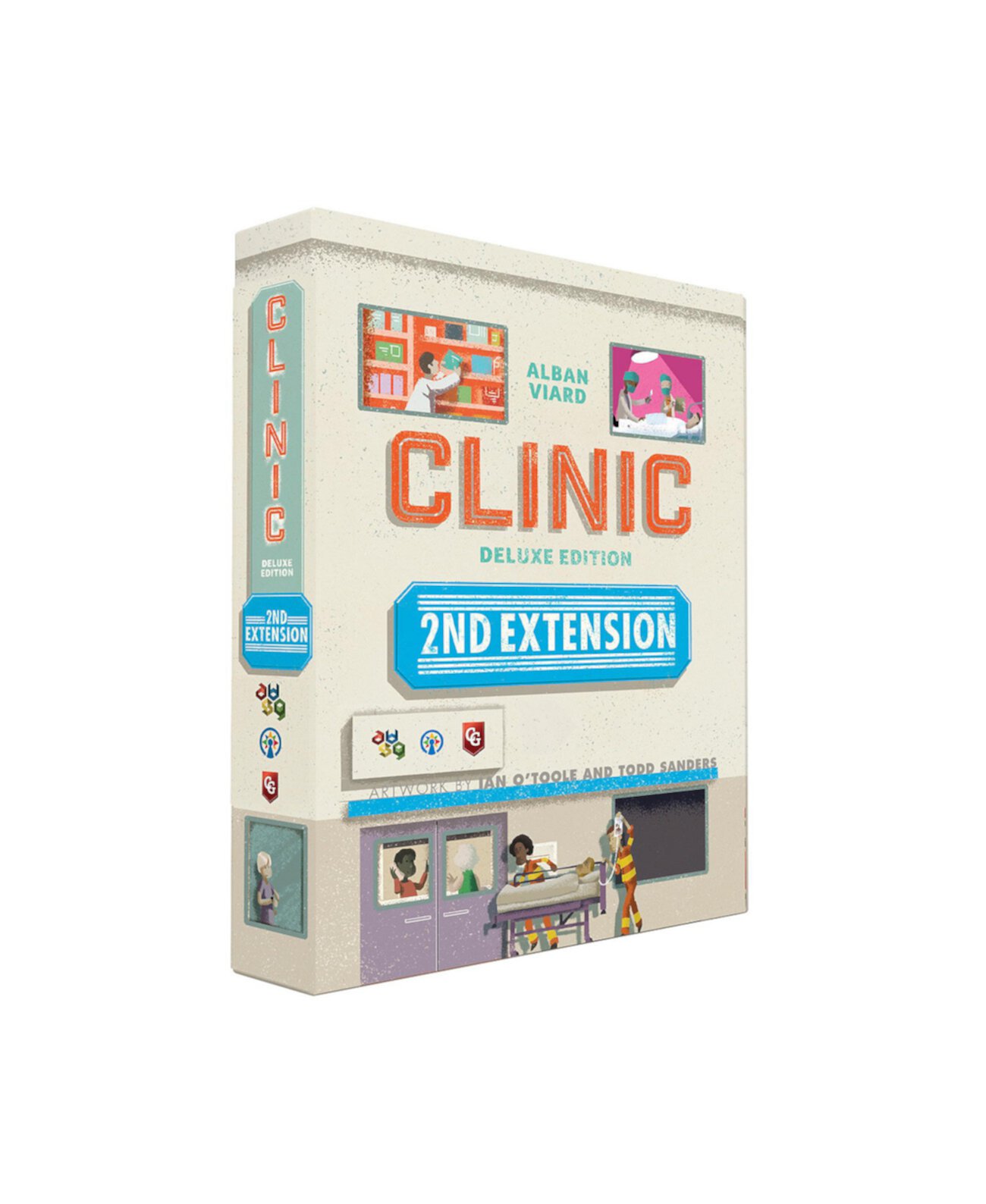 Расширение Clinic Deluxe Extension 2 Расширение настольной игры «Стратегия» Capstone Games