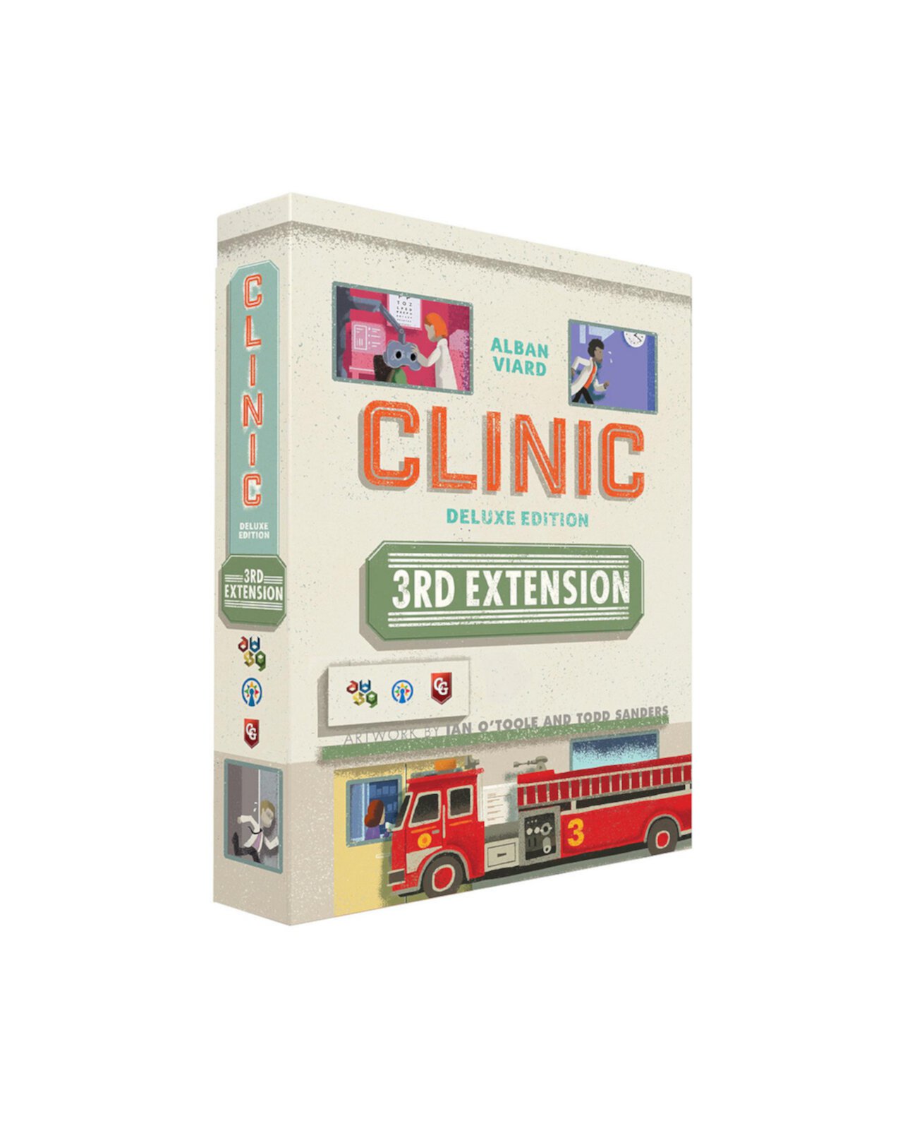 Clinic Deluxe Extension 3 Расширение стратегической настольной игры Capstone Games