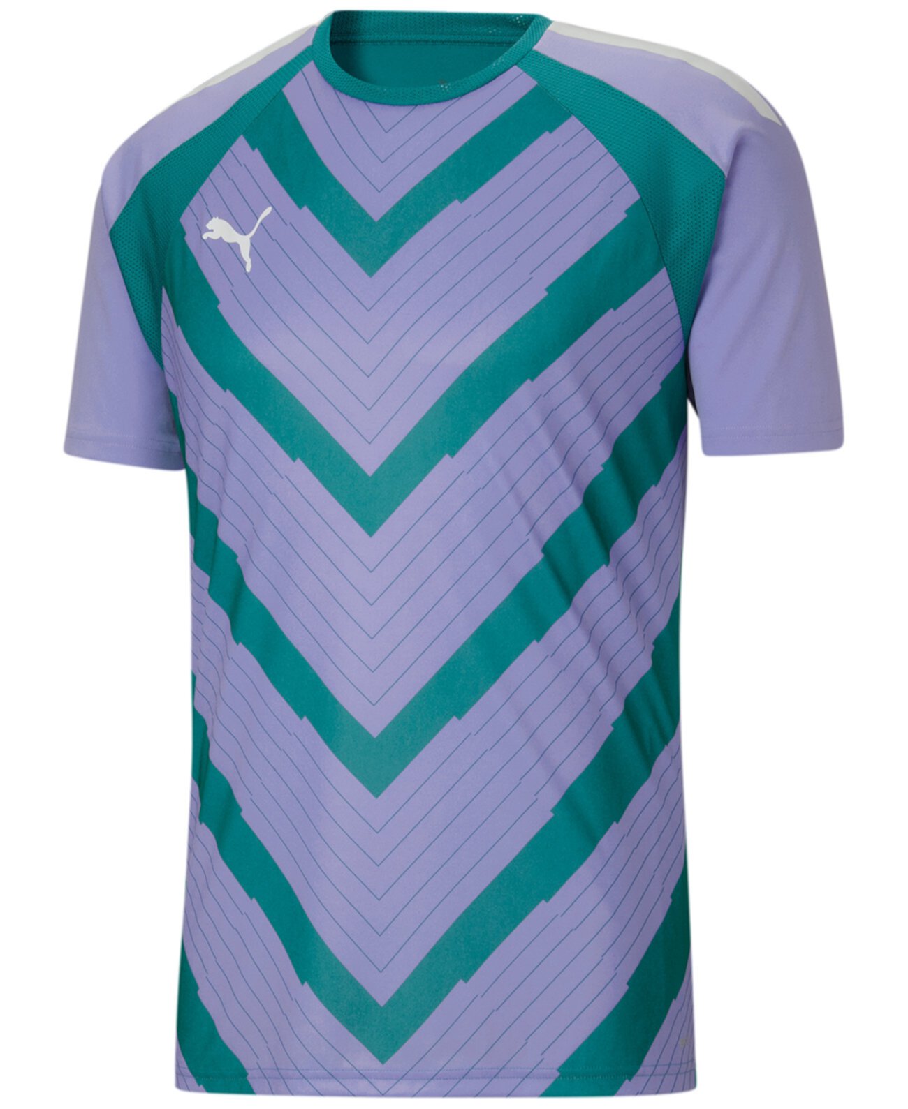 Мужская спортивная футболка Speed с цветными блоками и принтом PUMA