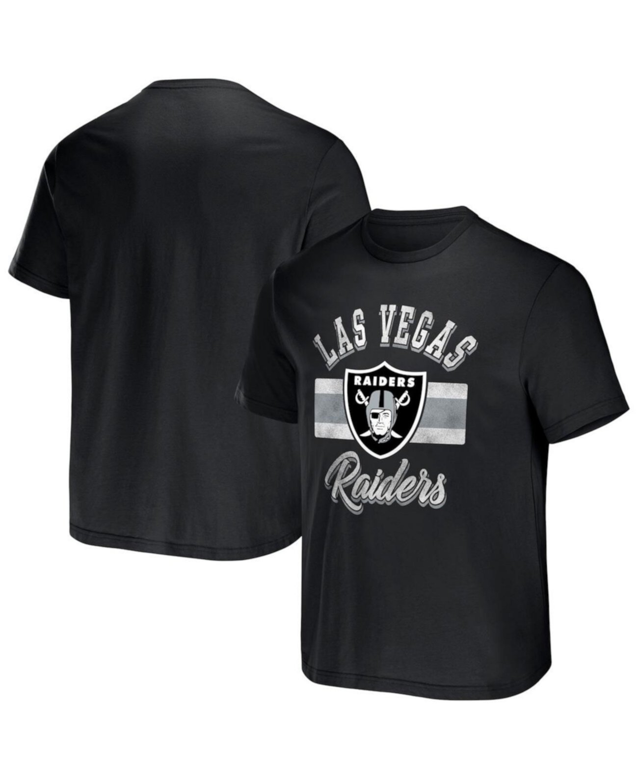 Мужская футболка в полоску из коллекции NFL x Darius Rucker by Black Las Vegas Raiders Fanatics