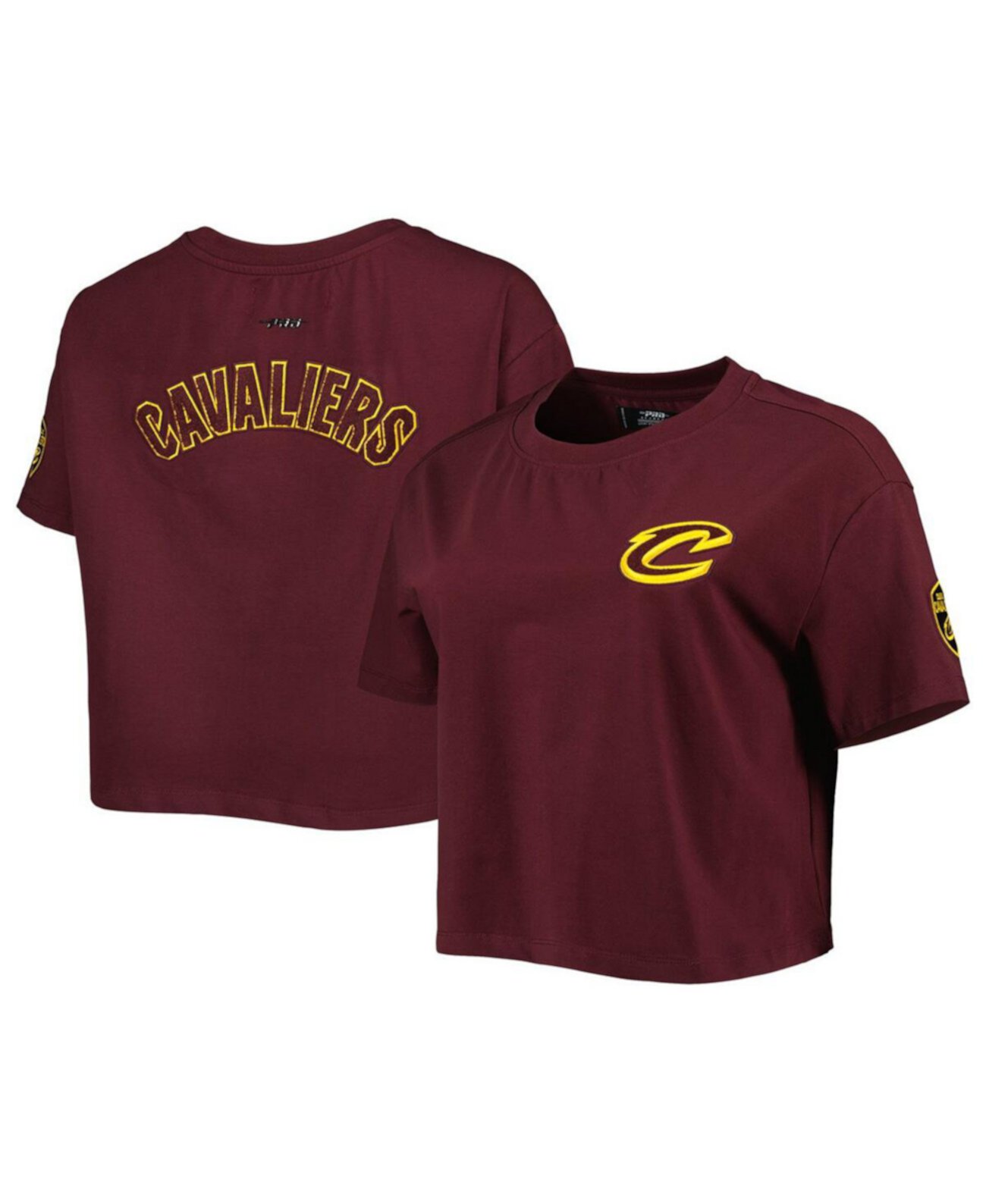 Женская футболка свободного кроя Wine Cleveland Cavaliers Classics Pro Standard
