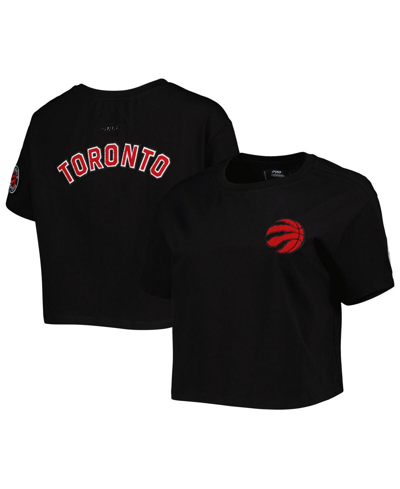 Женская черная футболка свободного кроя Toronto Raptors Classics Pro Standard