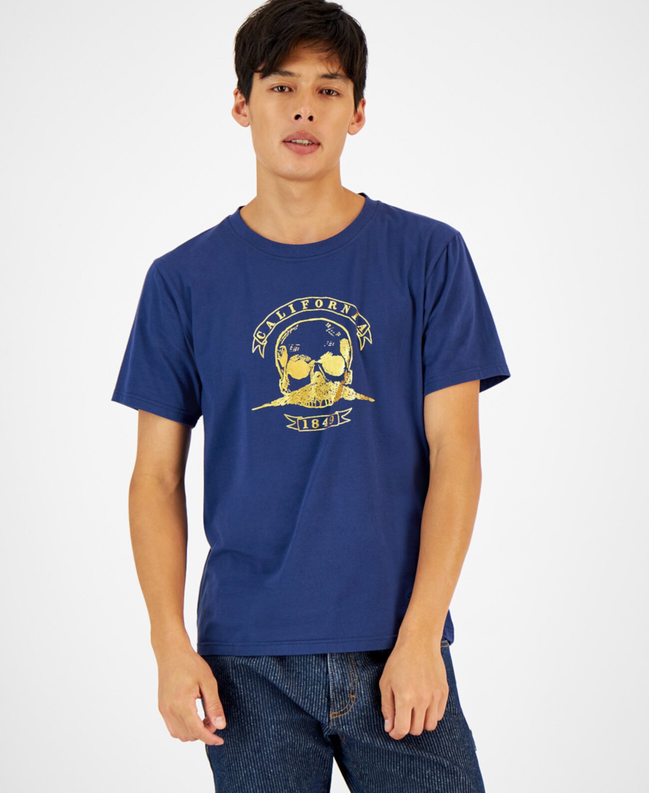 Мужская футболка с логотипом Golden Skull CRWTH