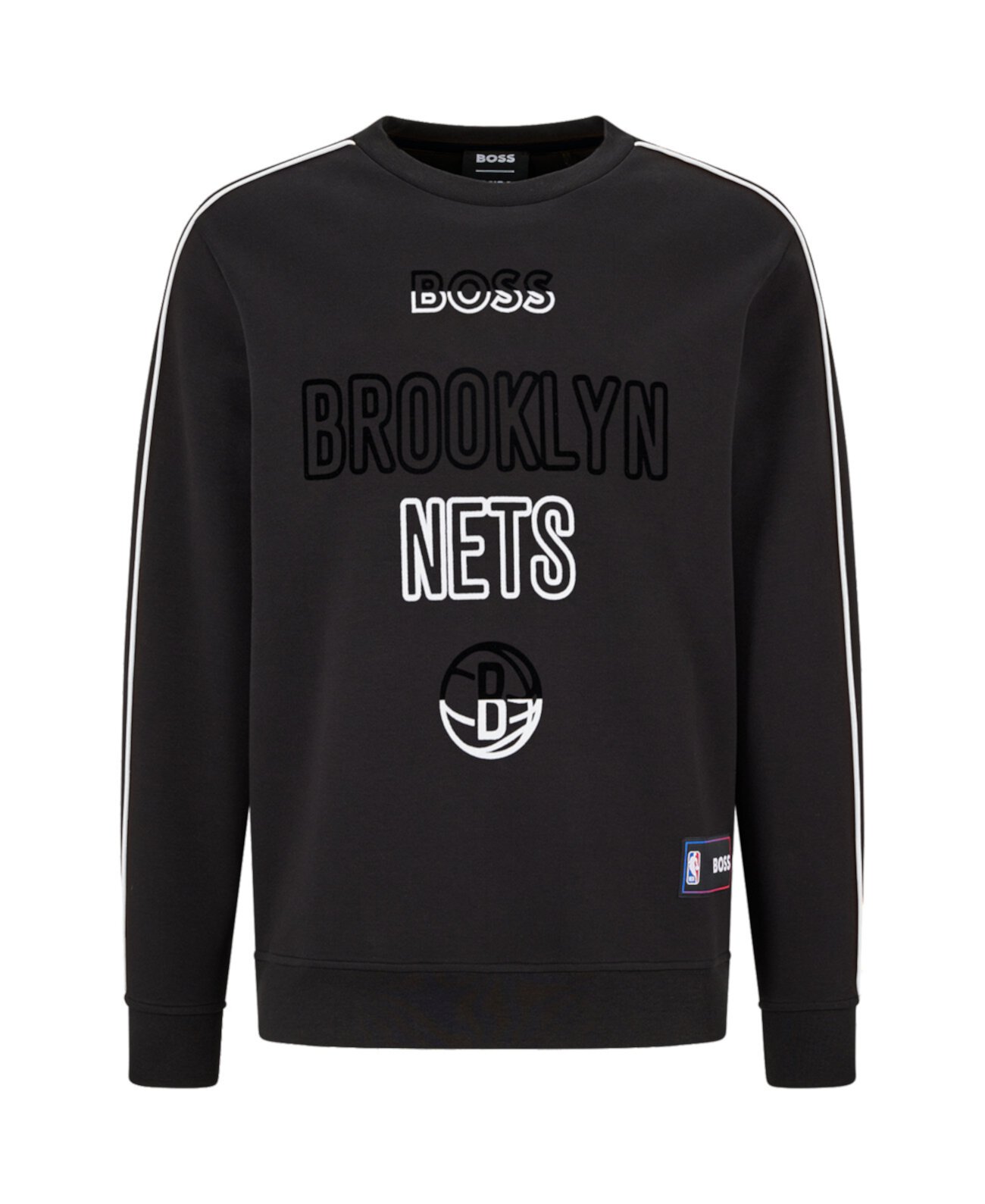 Мужская толстовка Brooklyn Nets стандартной посадки BOSS x NBA BOSS