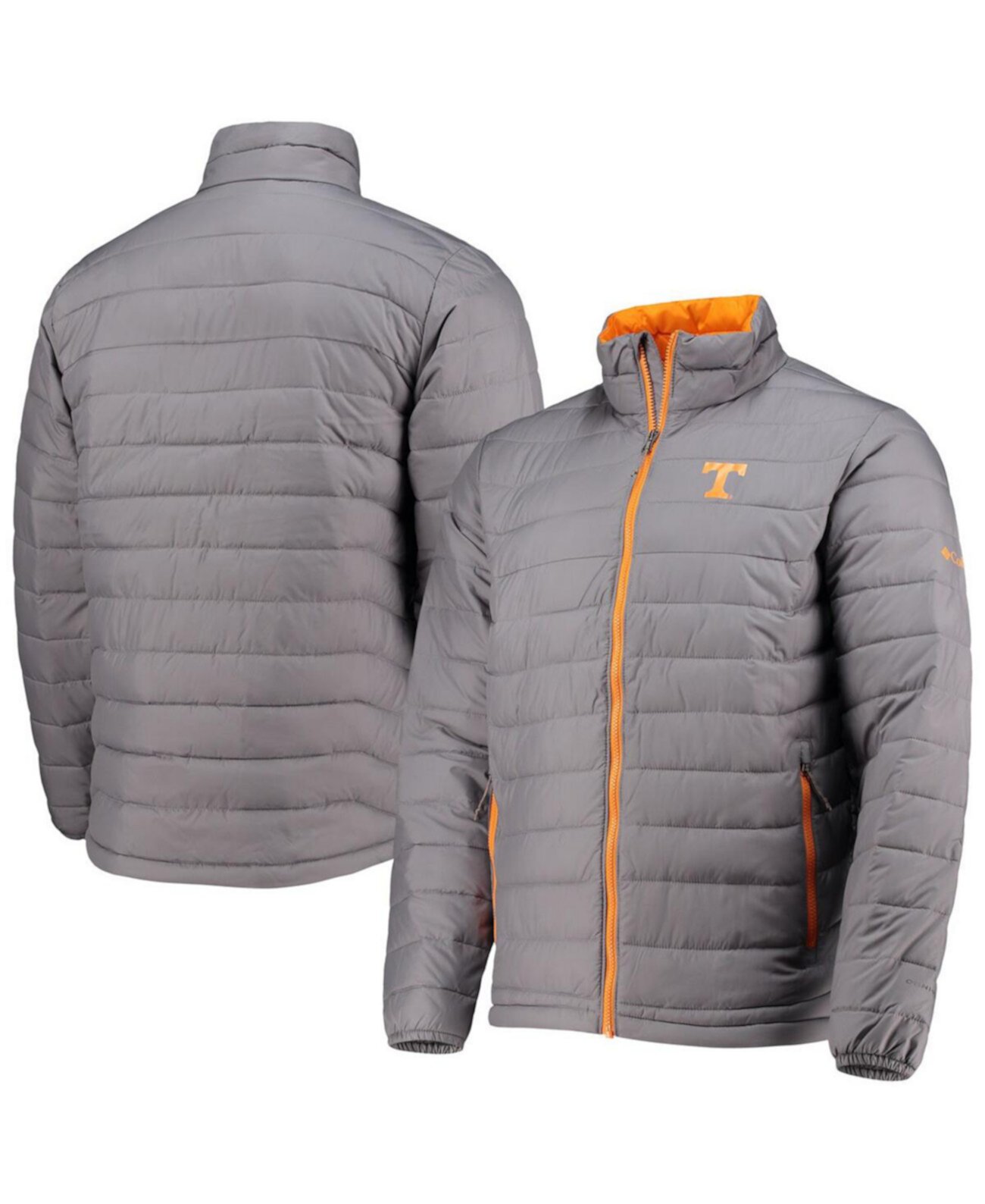 Мужская Куртка Columbia Tennessee Volunteers Powder Lite Omni-Heat Reflective С Полной Молнией Columbia