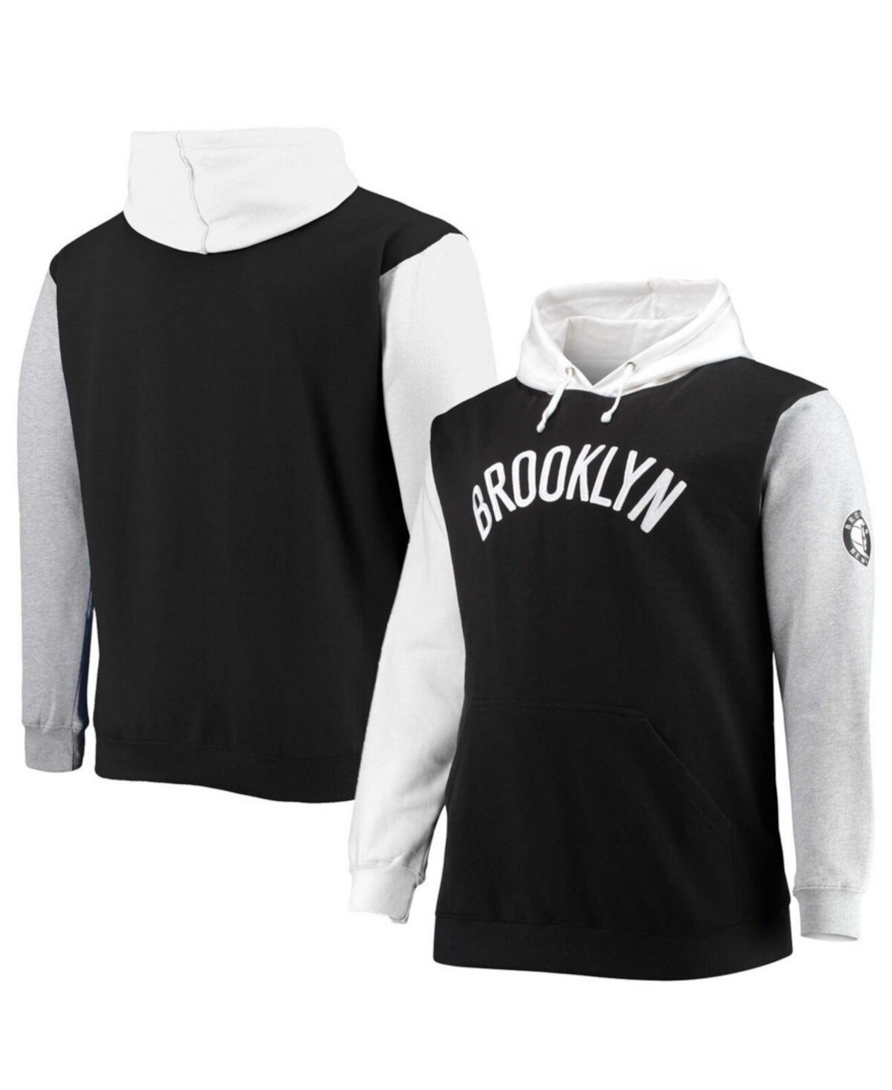 Мужская Толстовка Fanatics Brooklyn Nets Double Contrast Fanatics