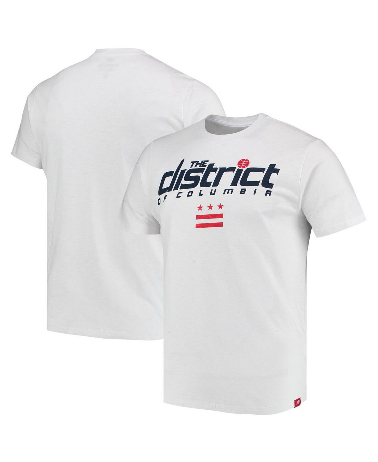 Мужская белая футболка Washington Wizards The District Sportiqe