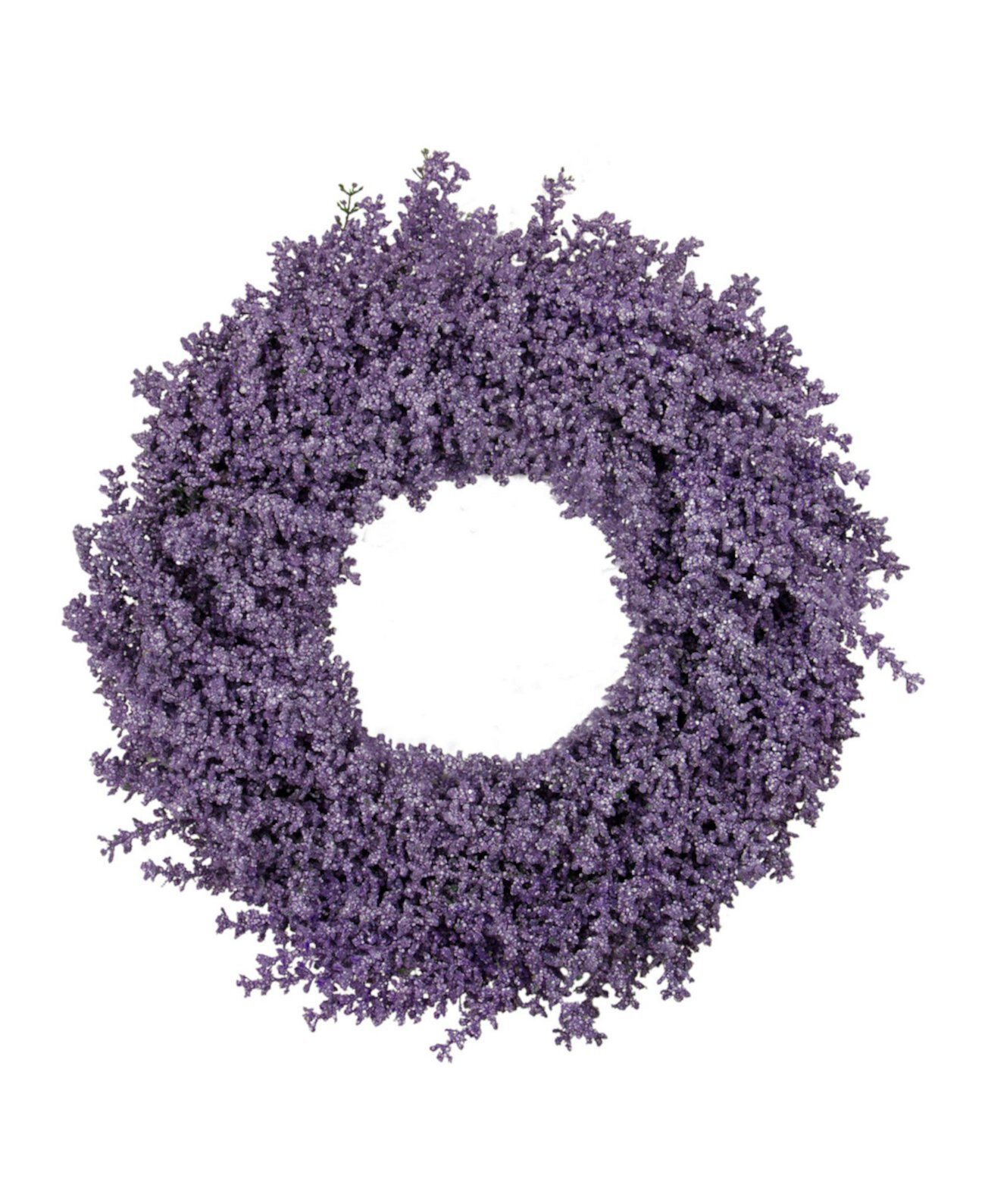 Lavender Artificial Spring Floral Wreath 18" Unlit Northlight