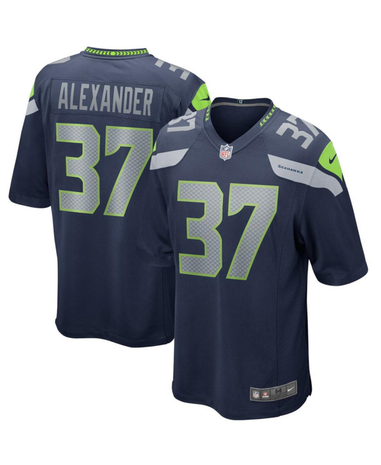 Мужское Джерси Nike Shaun Alexander College Navy Seattle Seahawks Nike