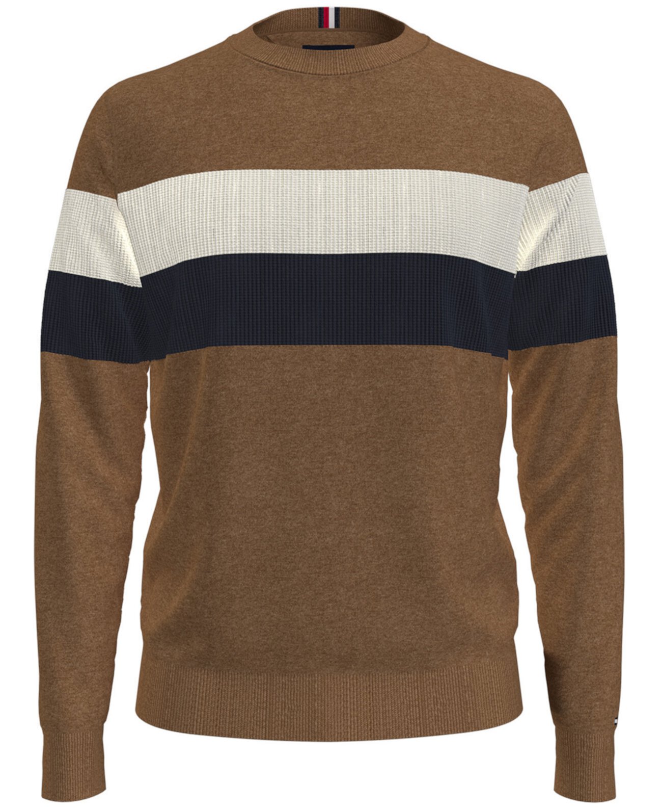 Мужской полосатый свитер с цветными блоками Tommy Hilfiger