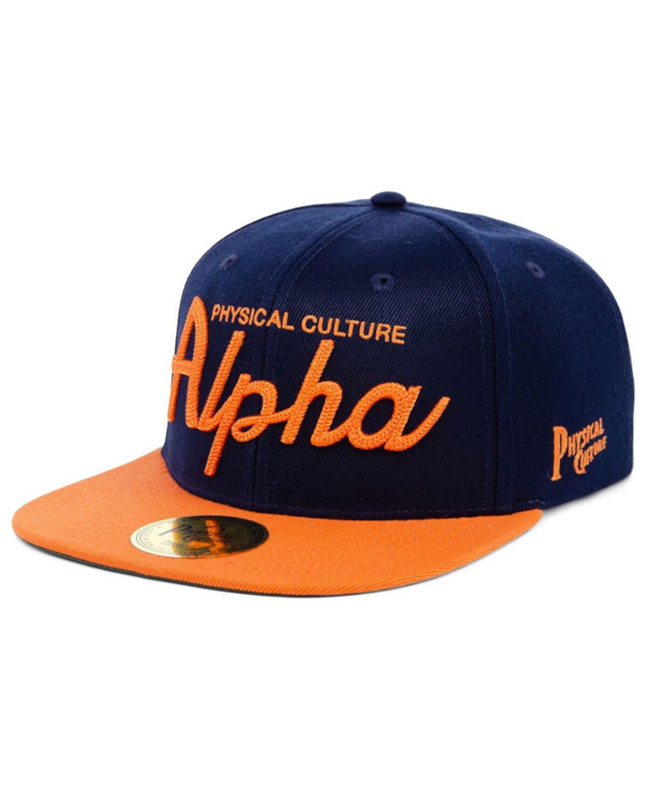 Мужская темно-синяя регулируемая шляпа Alpha Physical Culture Club Black Fives Snapback Physical Culture