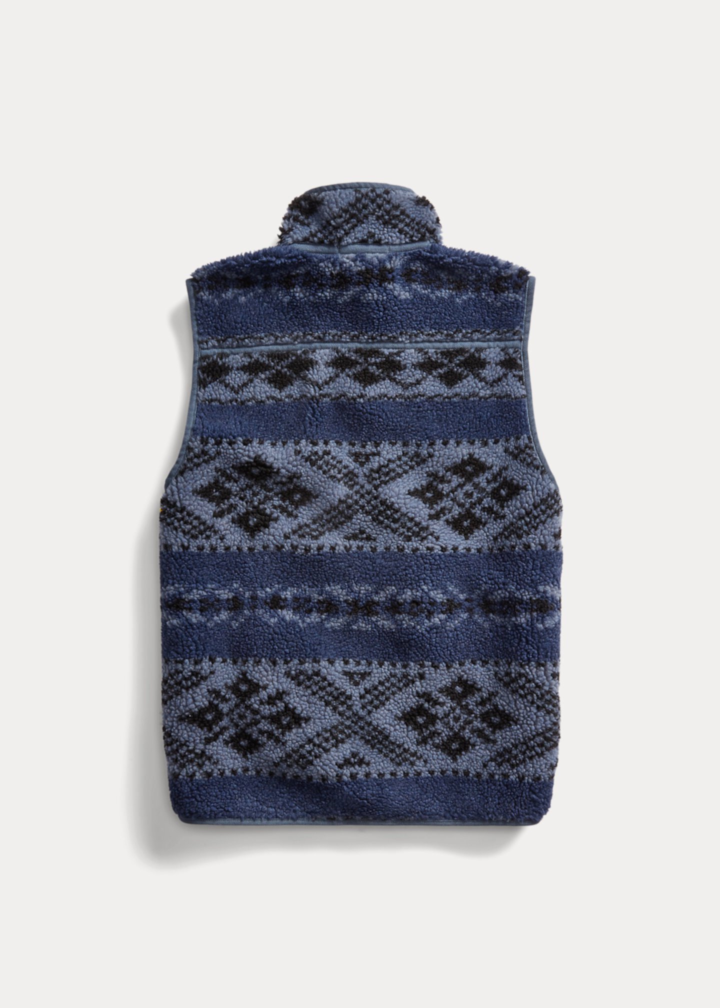 Флисовый жилет Fair Isle с ворсом Rrl