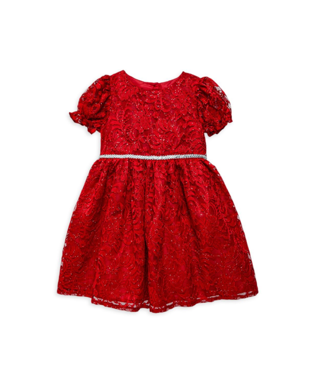 Кружевное платье с украшением для маленькой девочки Purple Rose
