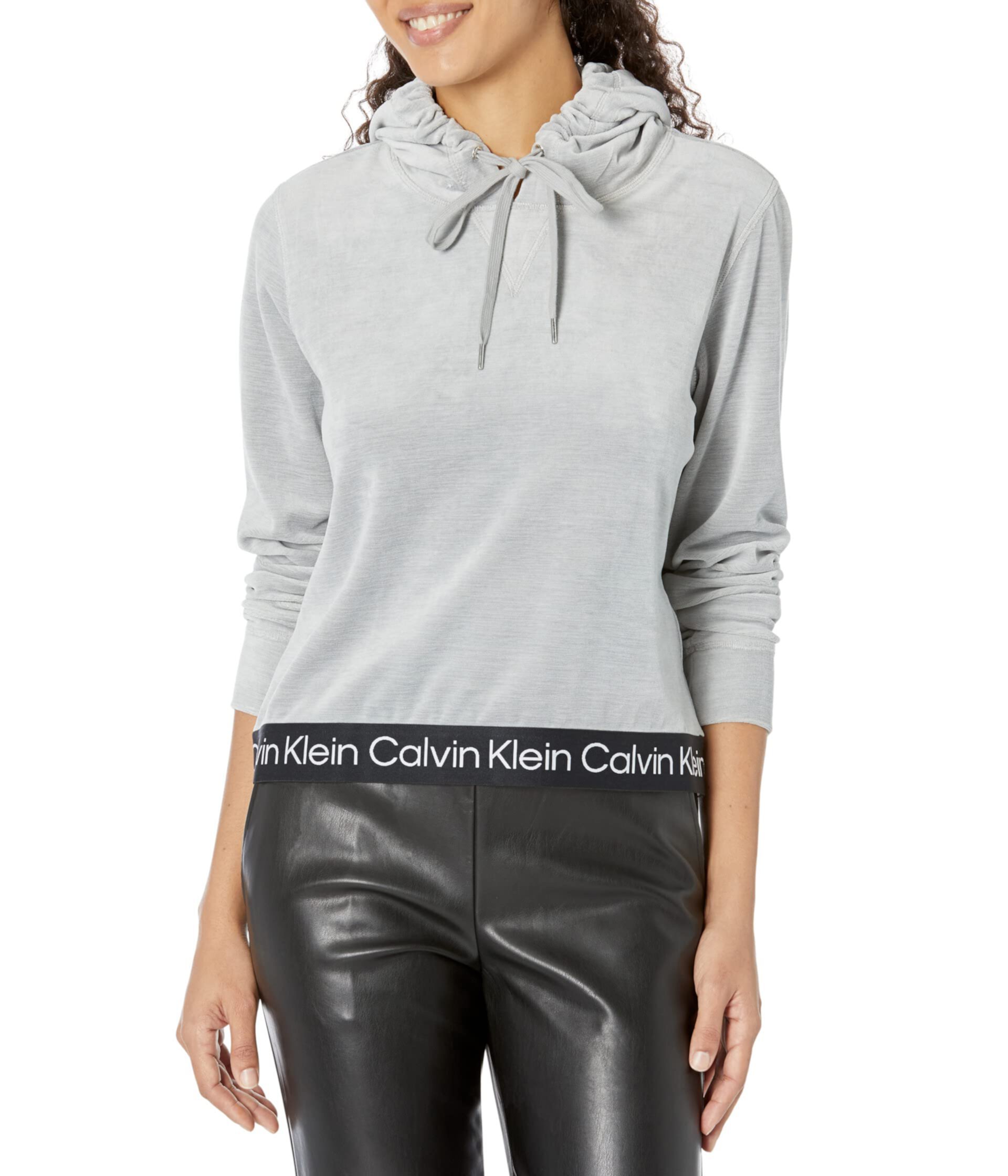 Кроп-худи с логотипом Calvin Klein для женщин Calvin Klein