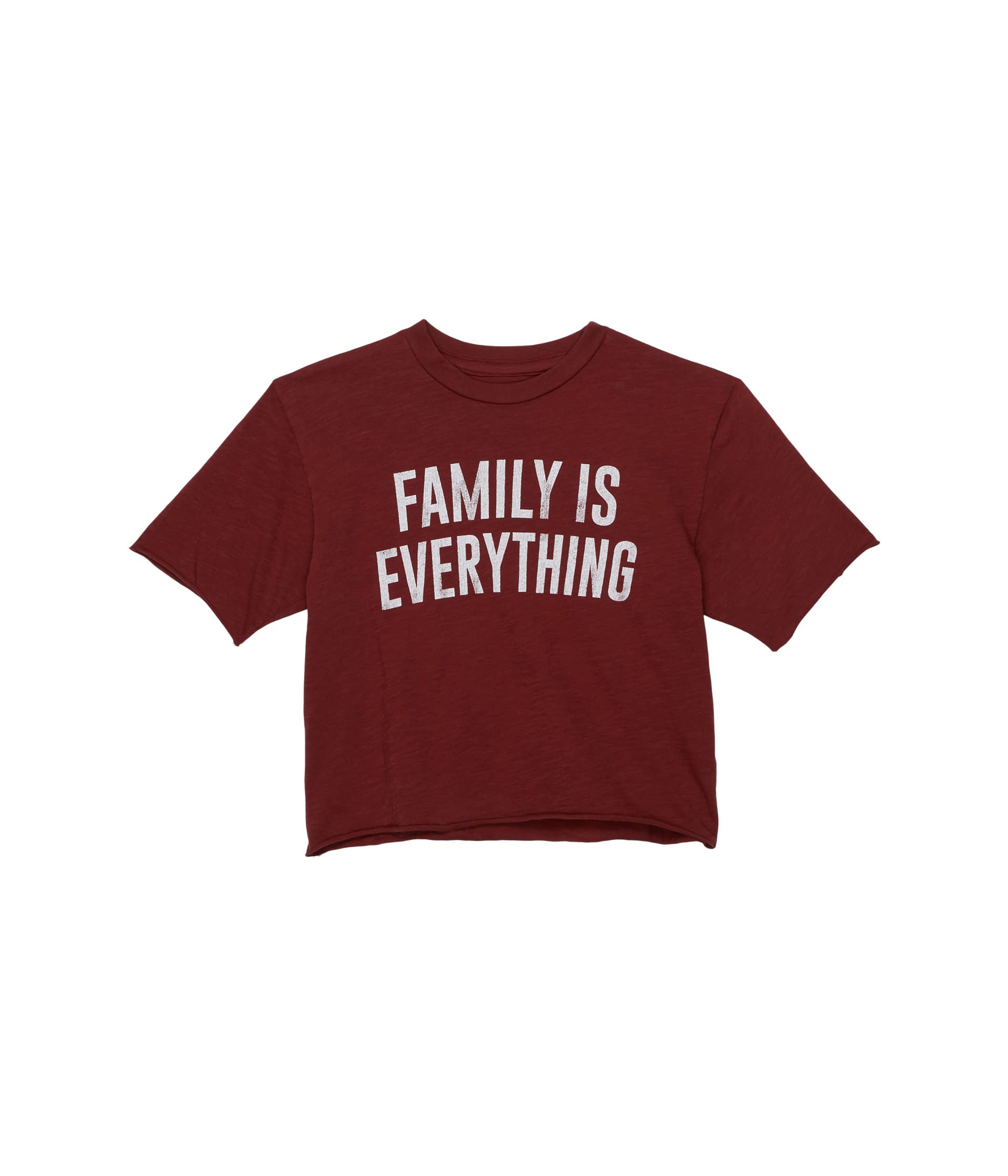 Футболка The Original Retro Brand для девочек Slub Slightly Cropped Family is Everything The Original Retro Brand Kids