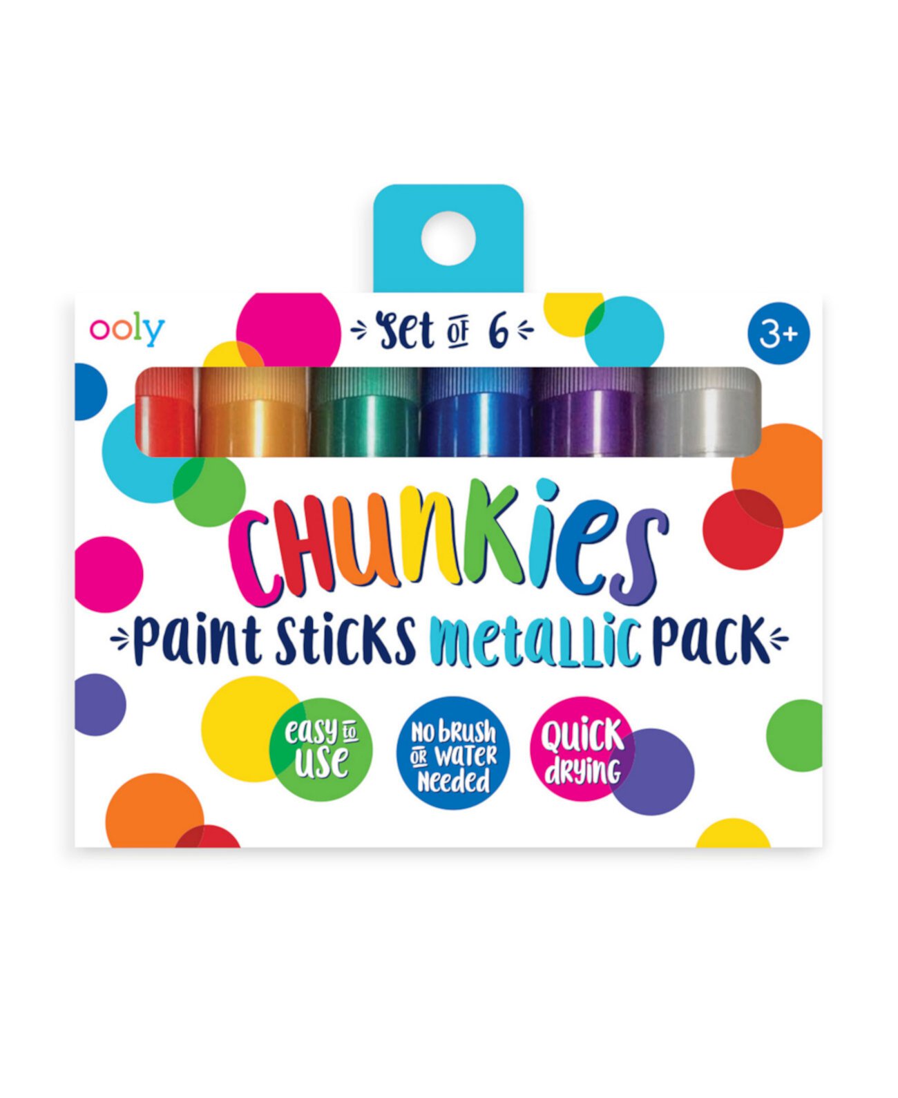 Chunkies Paint Sticks Metallic Colors Набор из 6 предметов Ooly