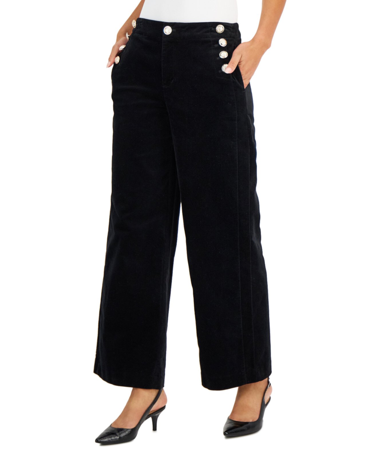 Женские вельветовые матросские брюки, созданные для Macy's Charter Club