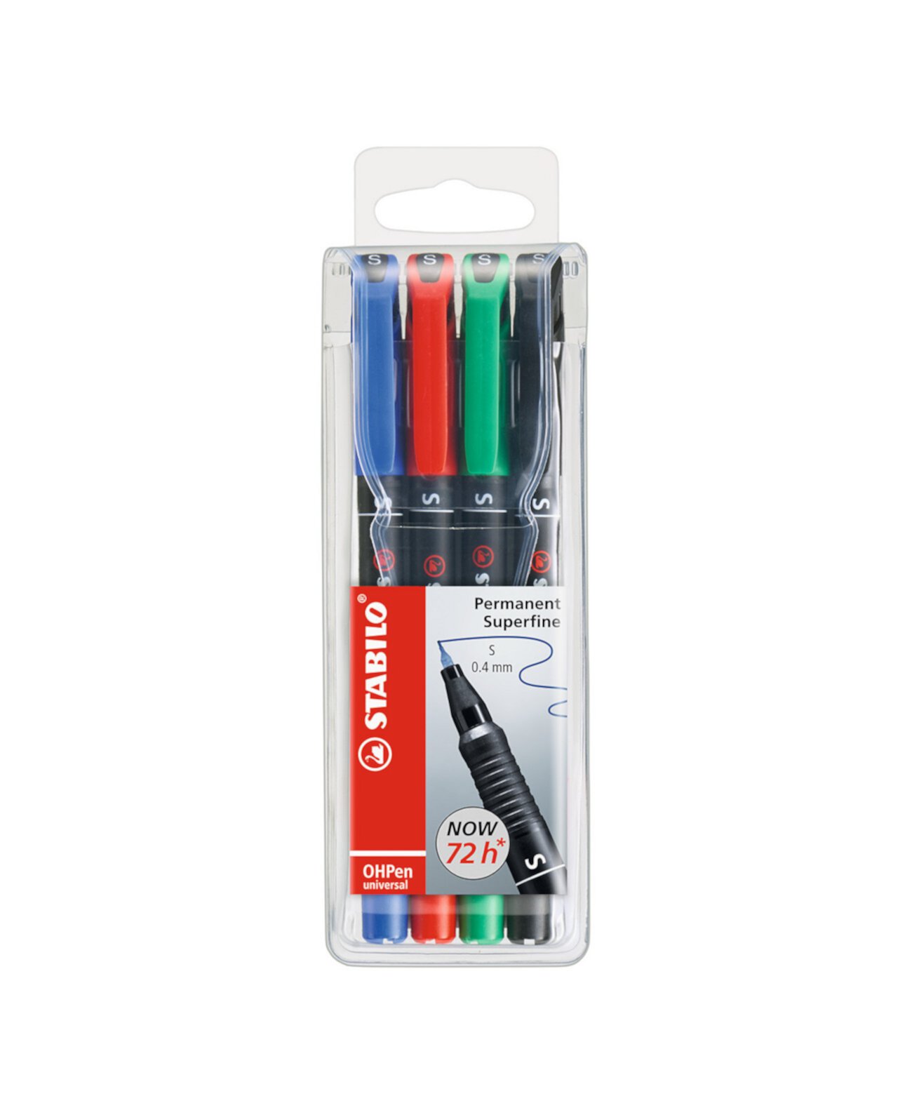 Oh Pen Super Fine Набор перманентных красок из 4 предметов Stabilo