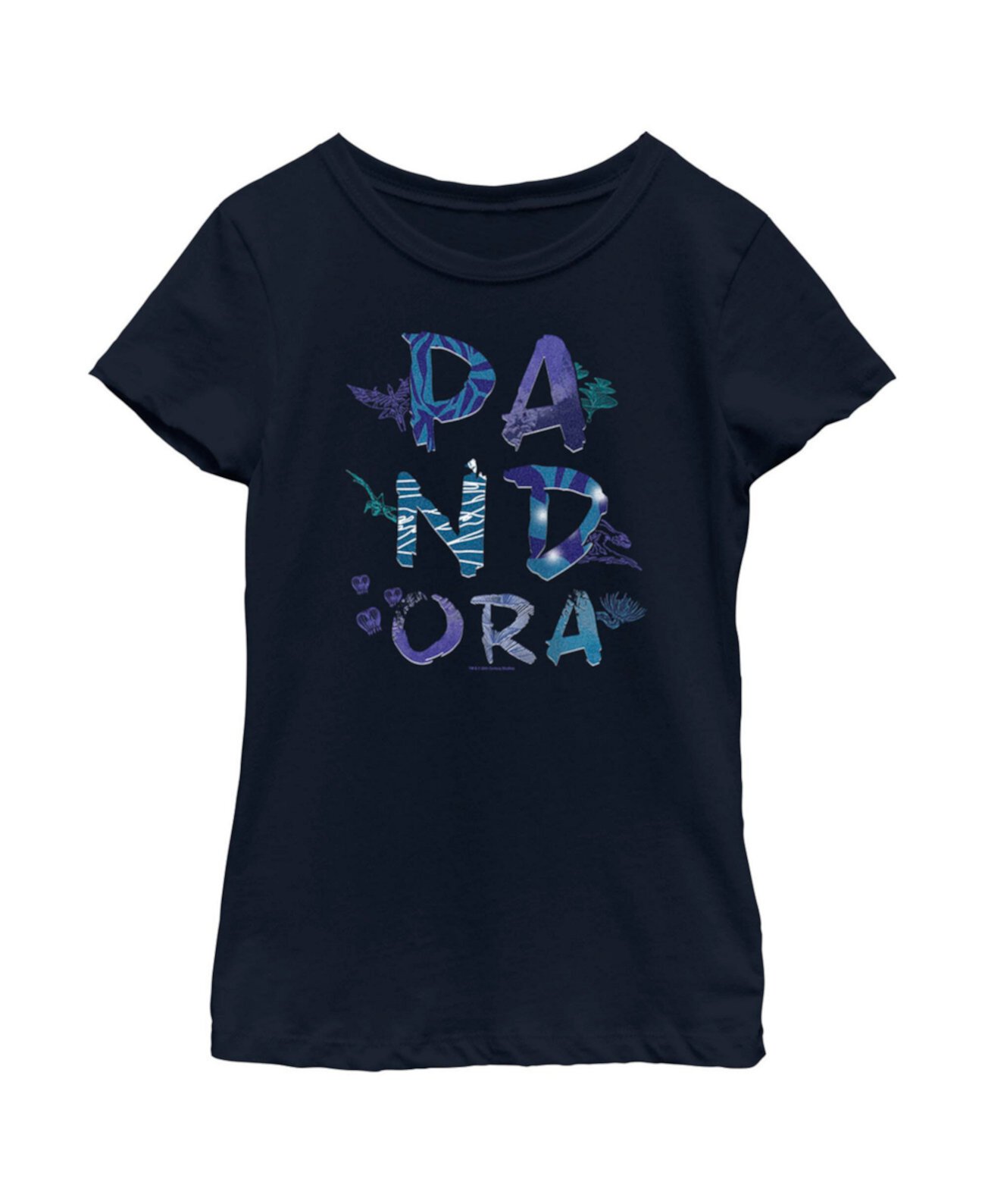 Детская футболка с логотипом Pandora Flora and Fauna для девочек Avatar 20th Century Fox