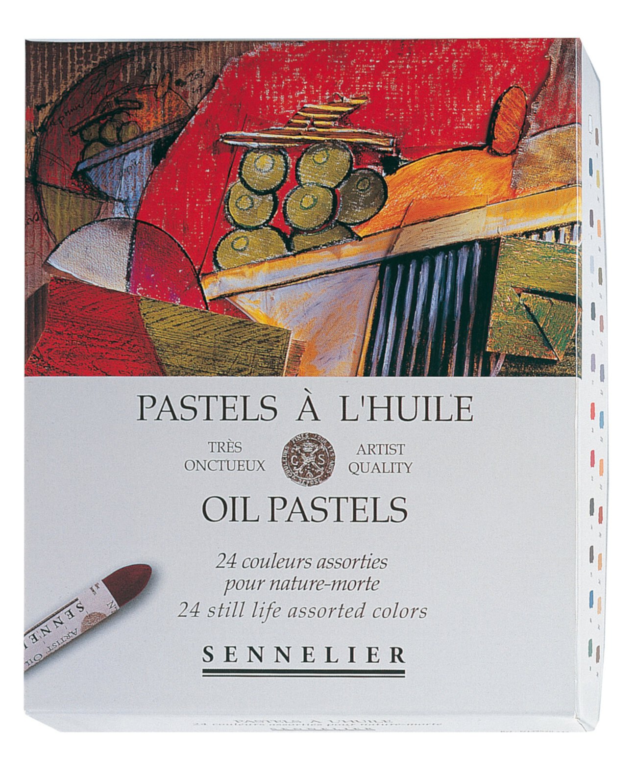 Масляная пастель Натюрморт Картонный набор из 24 цветных предметов Sennelier