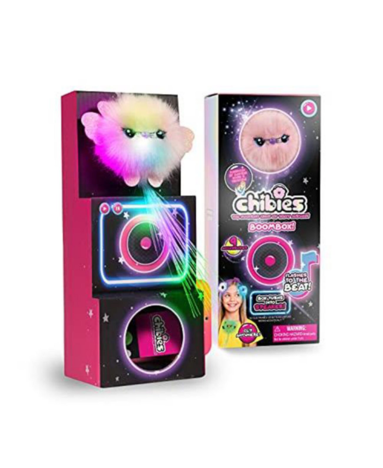 Chibies Boom Box Mysty Pink Mouse Toy WOW! Stuff