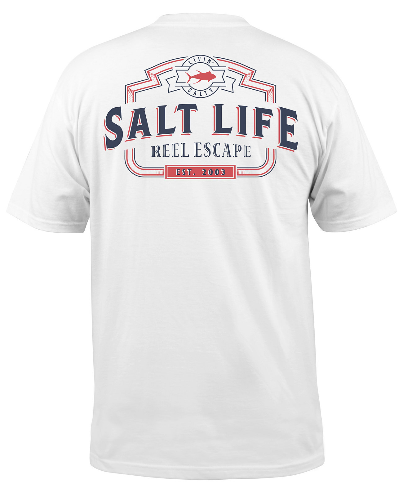 Мужская футболка Reel Livin' Salt Life